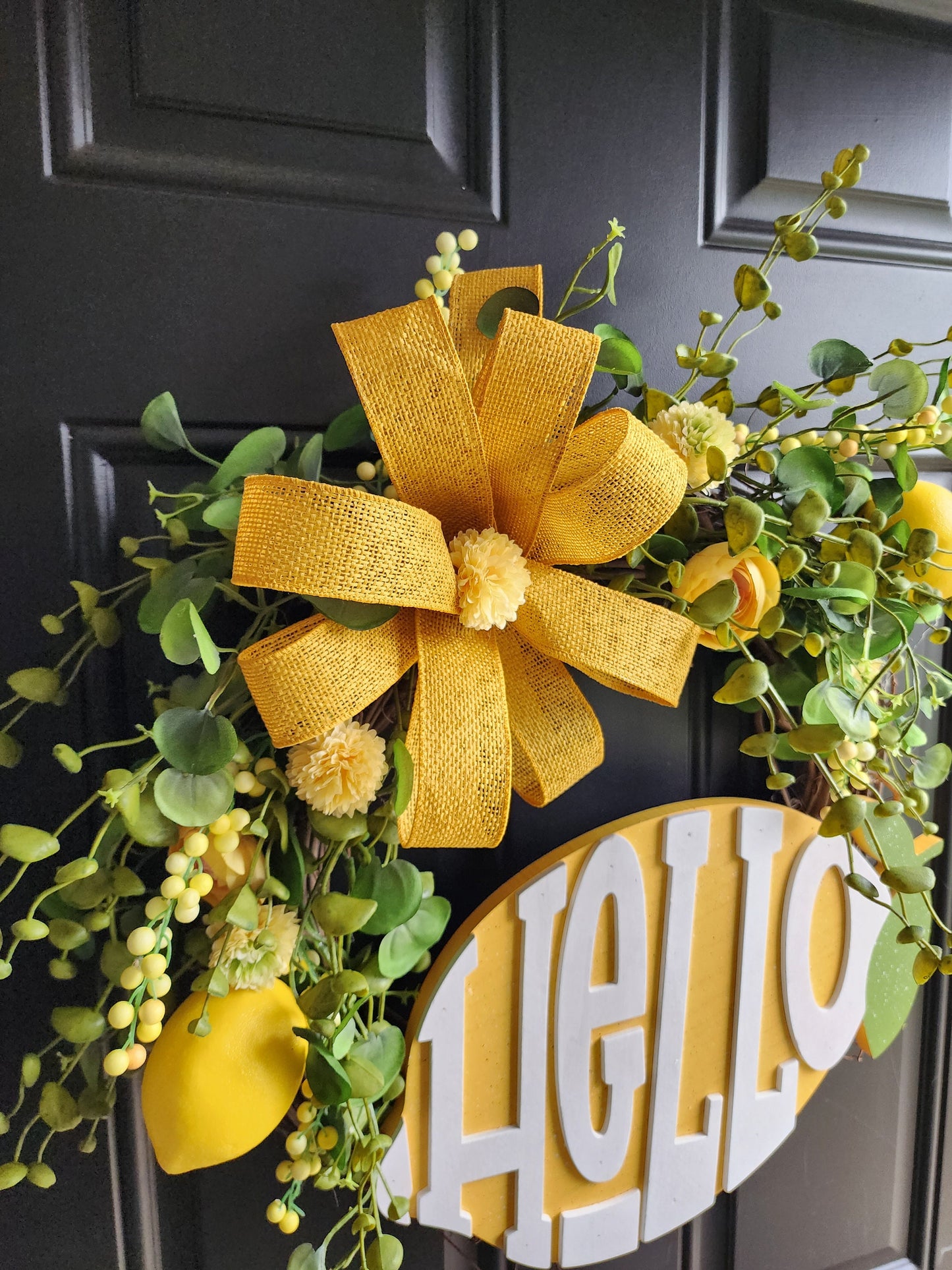 Hello Lemon Wreath