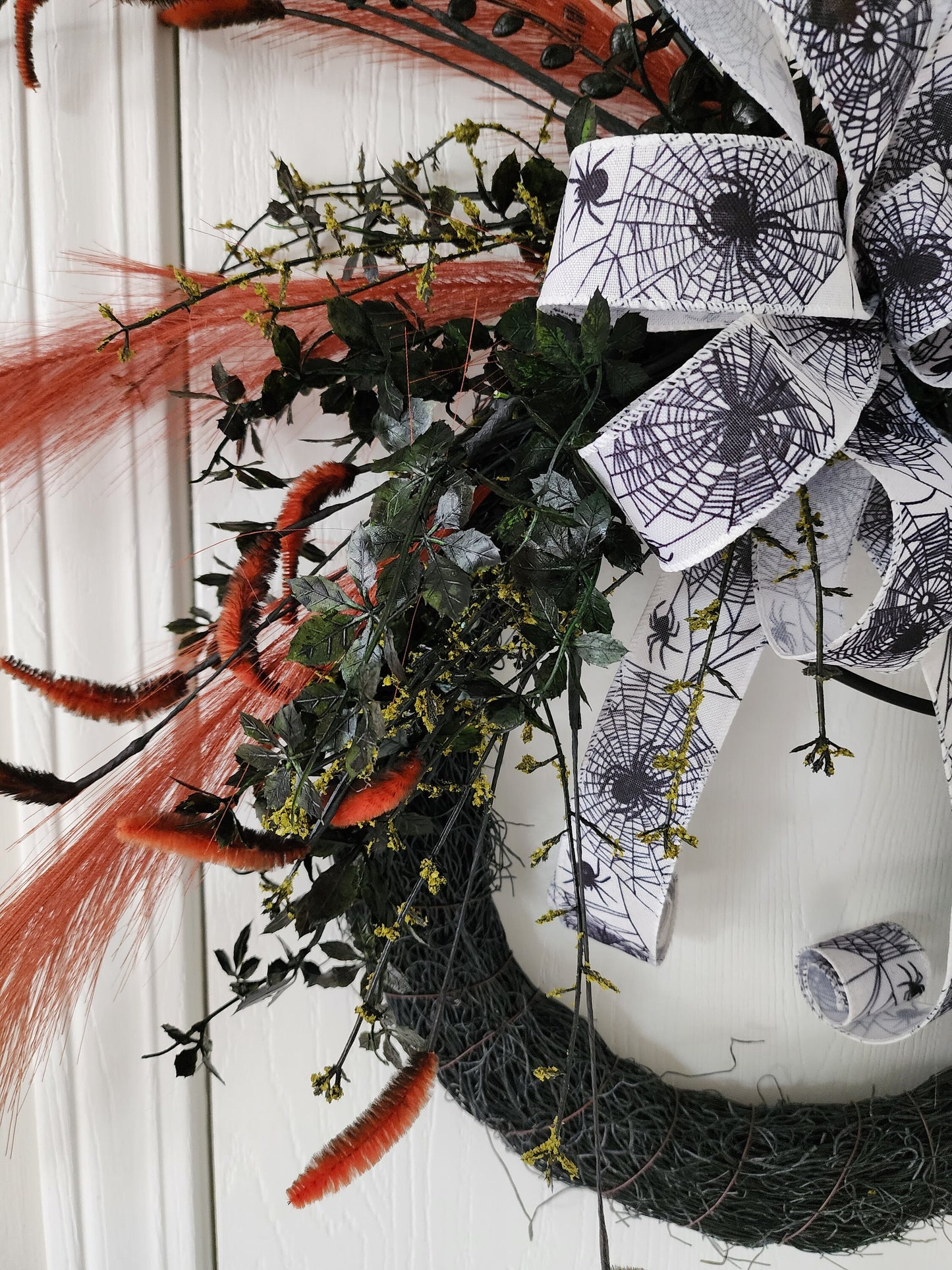 Halloween Spider Wreath