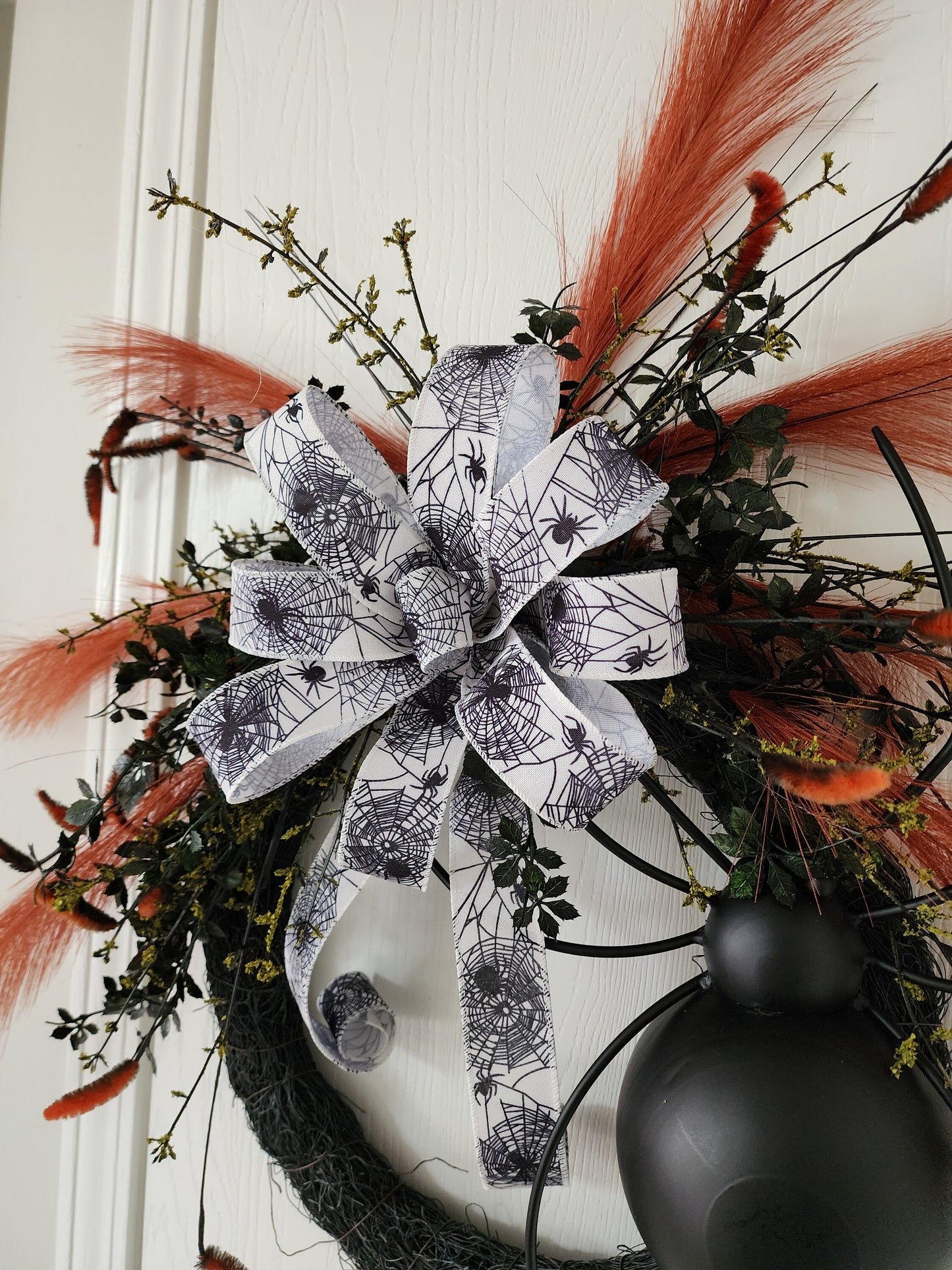 Halloween Spider Wreath