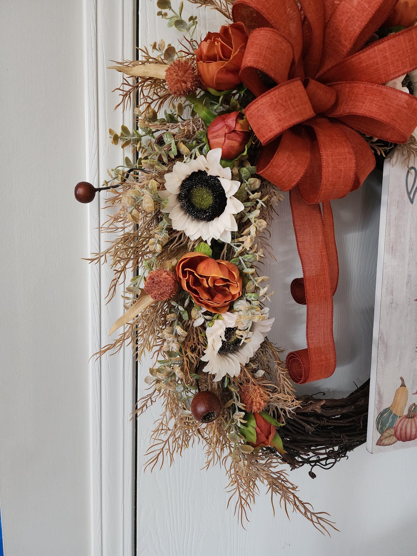 Hello Fall Grapevine Wreath