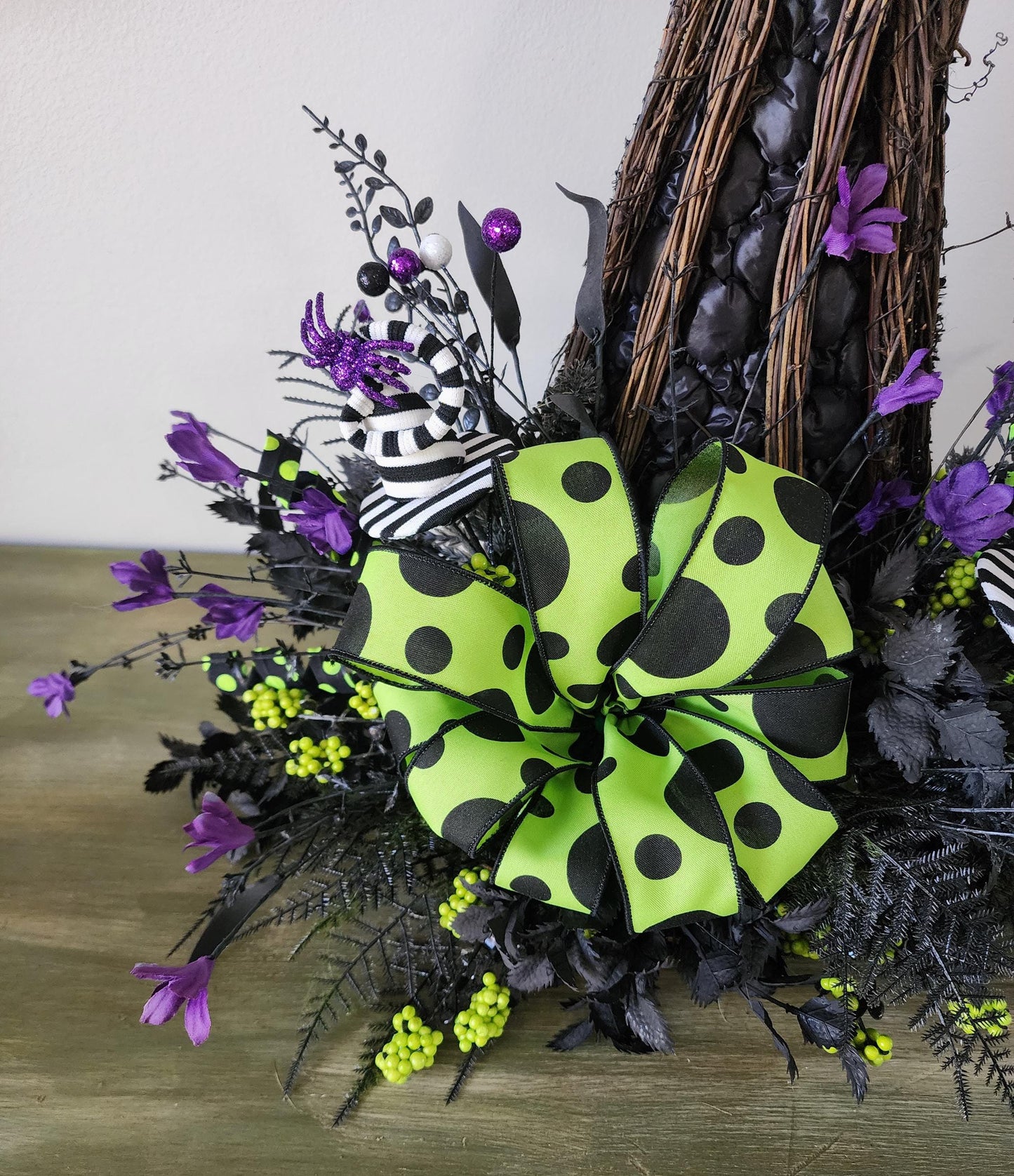 Playful Grapevine Witch's Hat