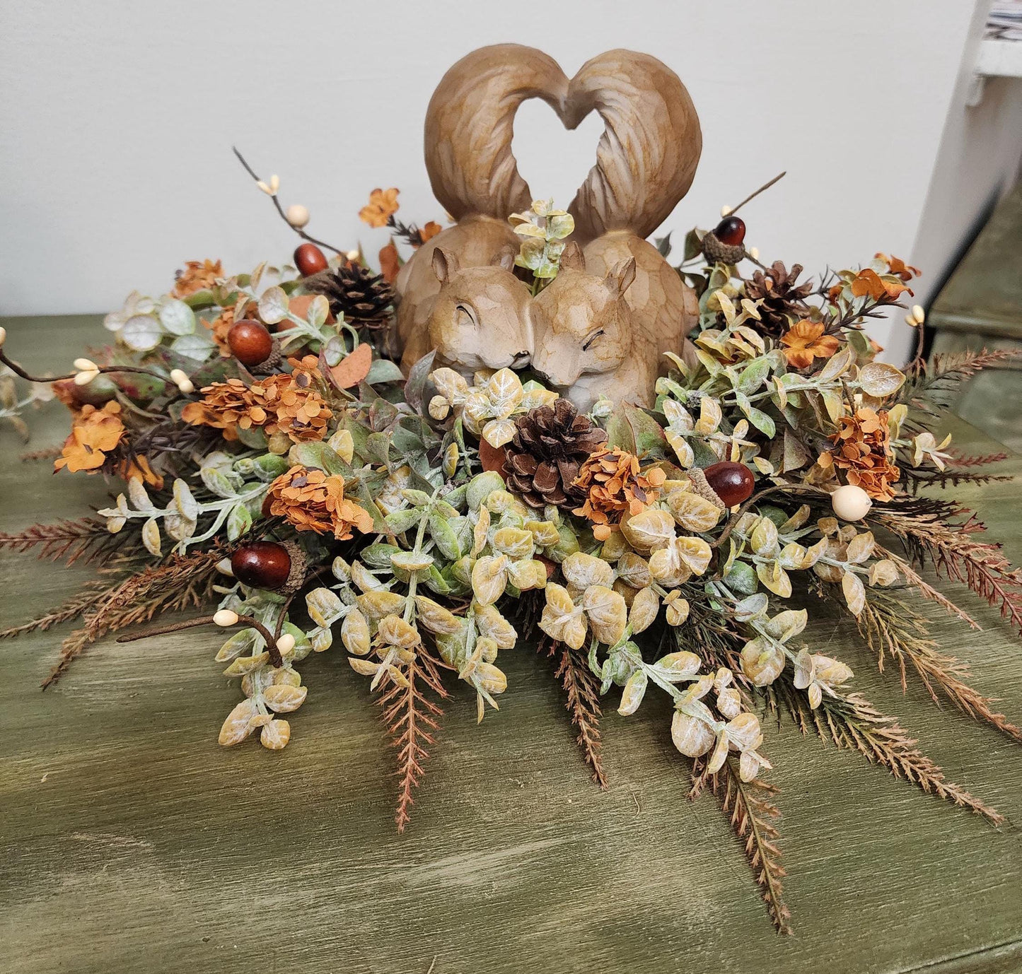 Fall Squirrel Centerpiece