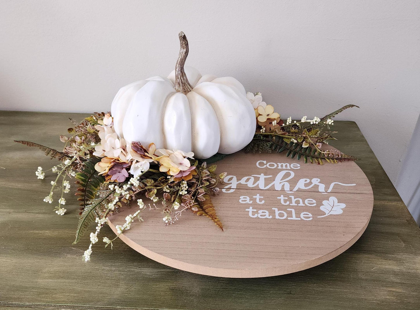 Fall/Thanksgiving Lazy Susan Centerpiece
