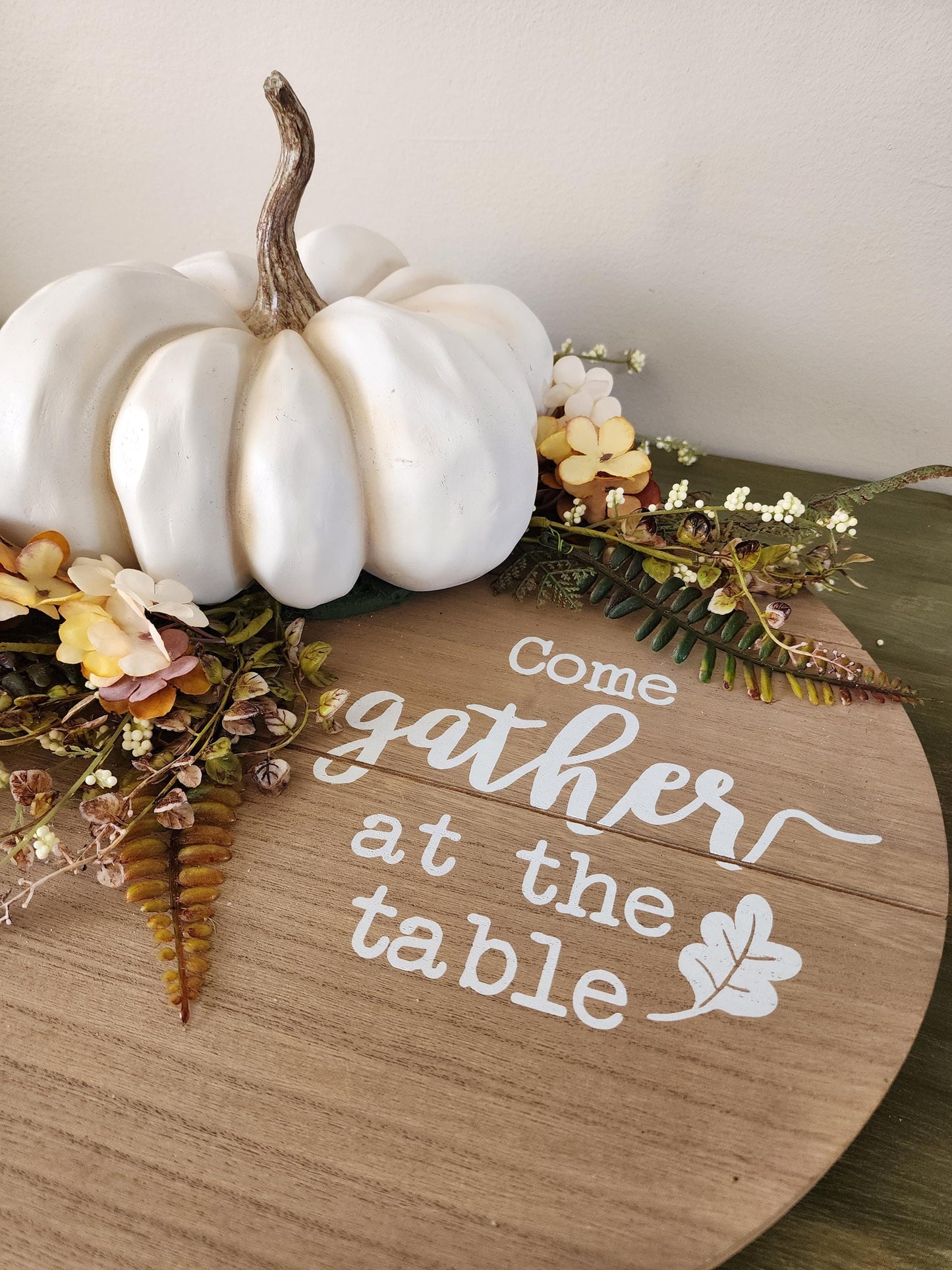 Fall/Thanksgiving Lazy Susan Centerpiece