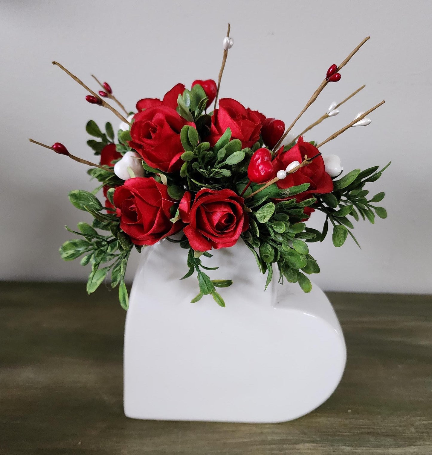Rose Heart Centerpiece