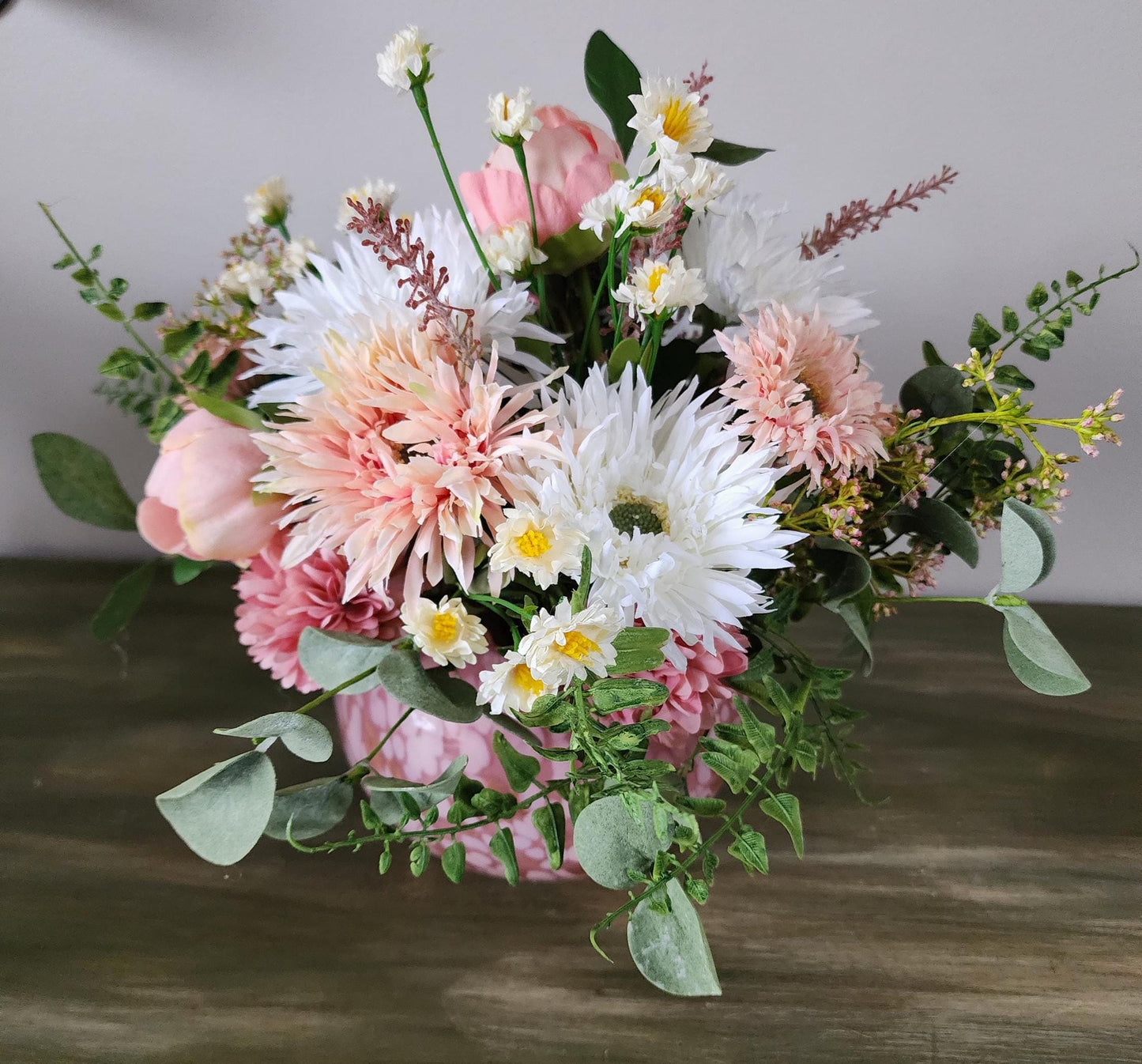 Soft Pink Spring/Valentine's Centerpiece
