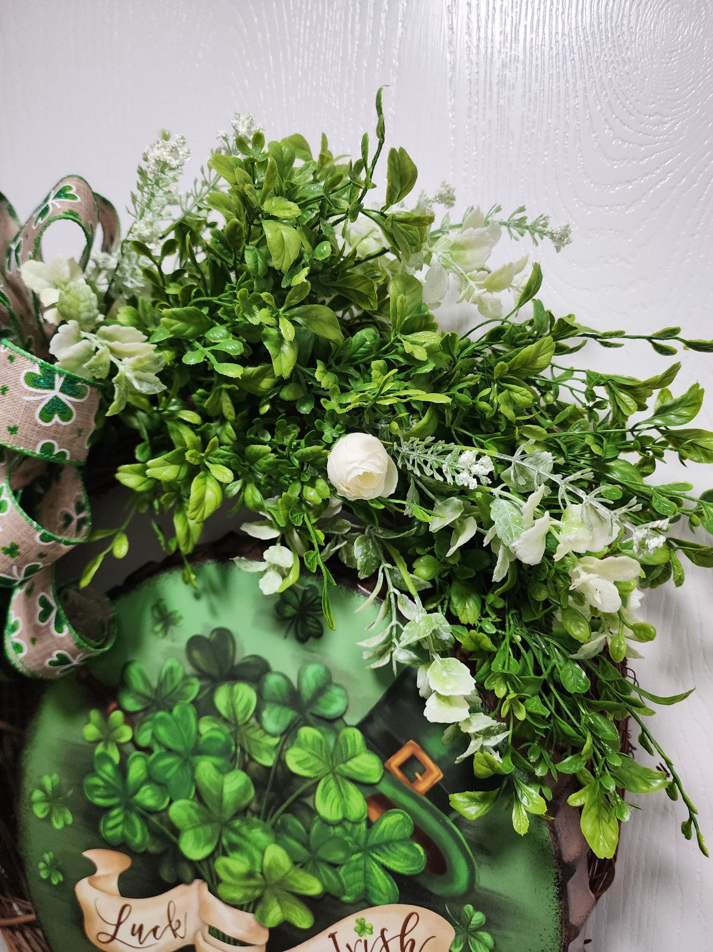 Luck of the Irish Grapevine Wreath