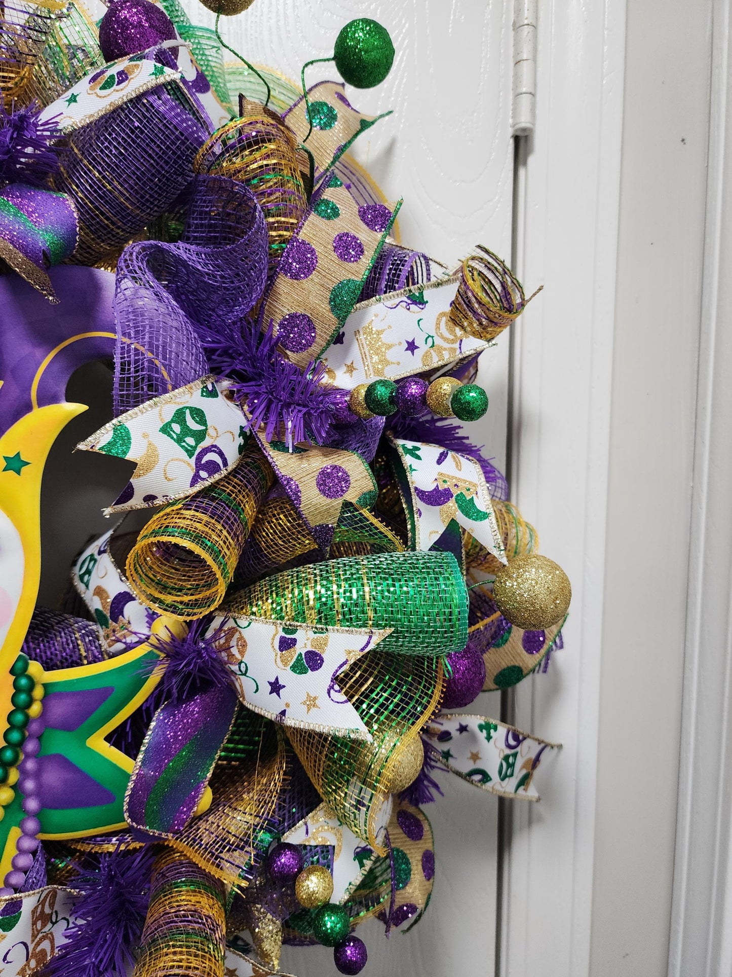 Mardi Gras Jester Wreath