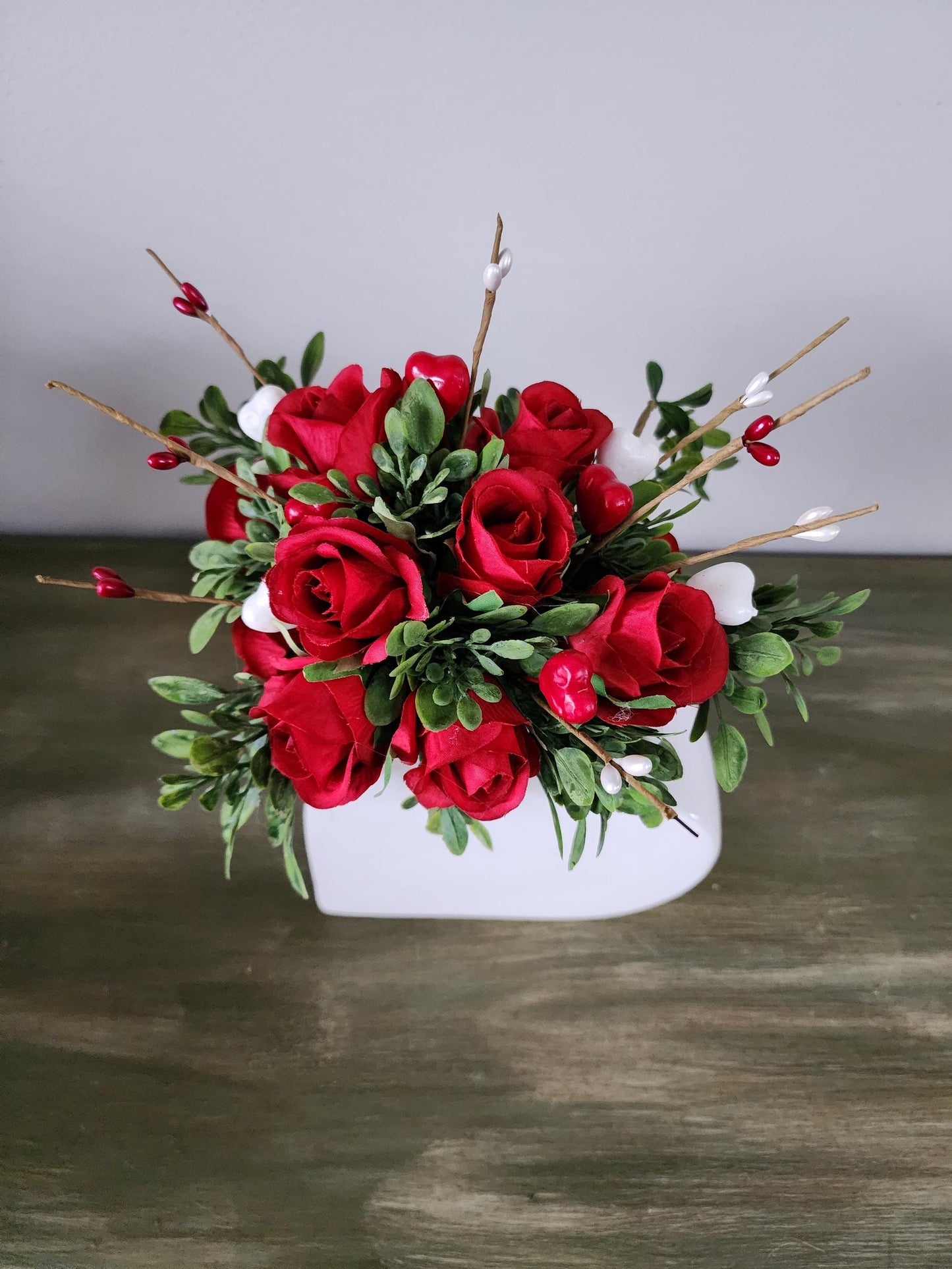 Rose Heart Centerpiece