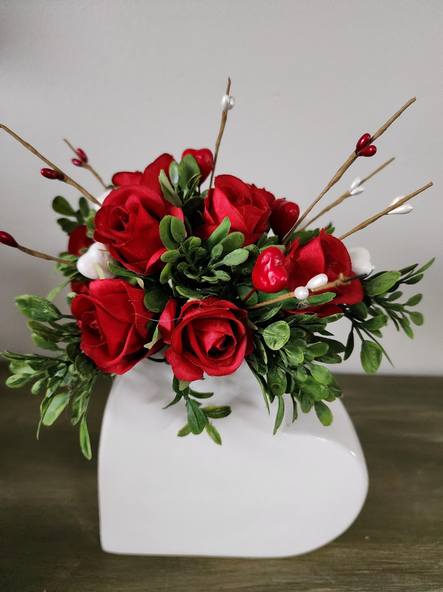 Rose Heart Centerpiece