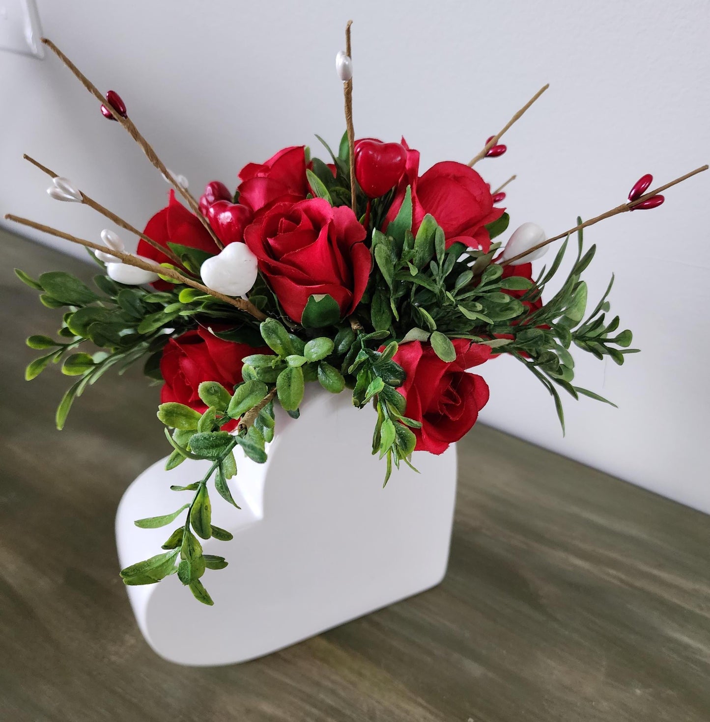 Rose Heart Centerpiece