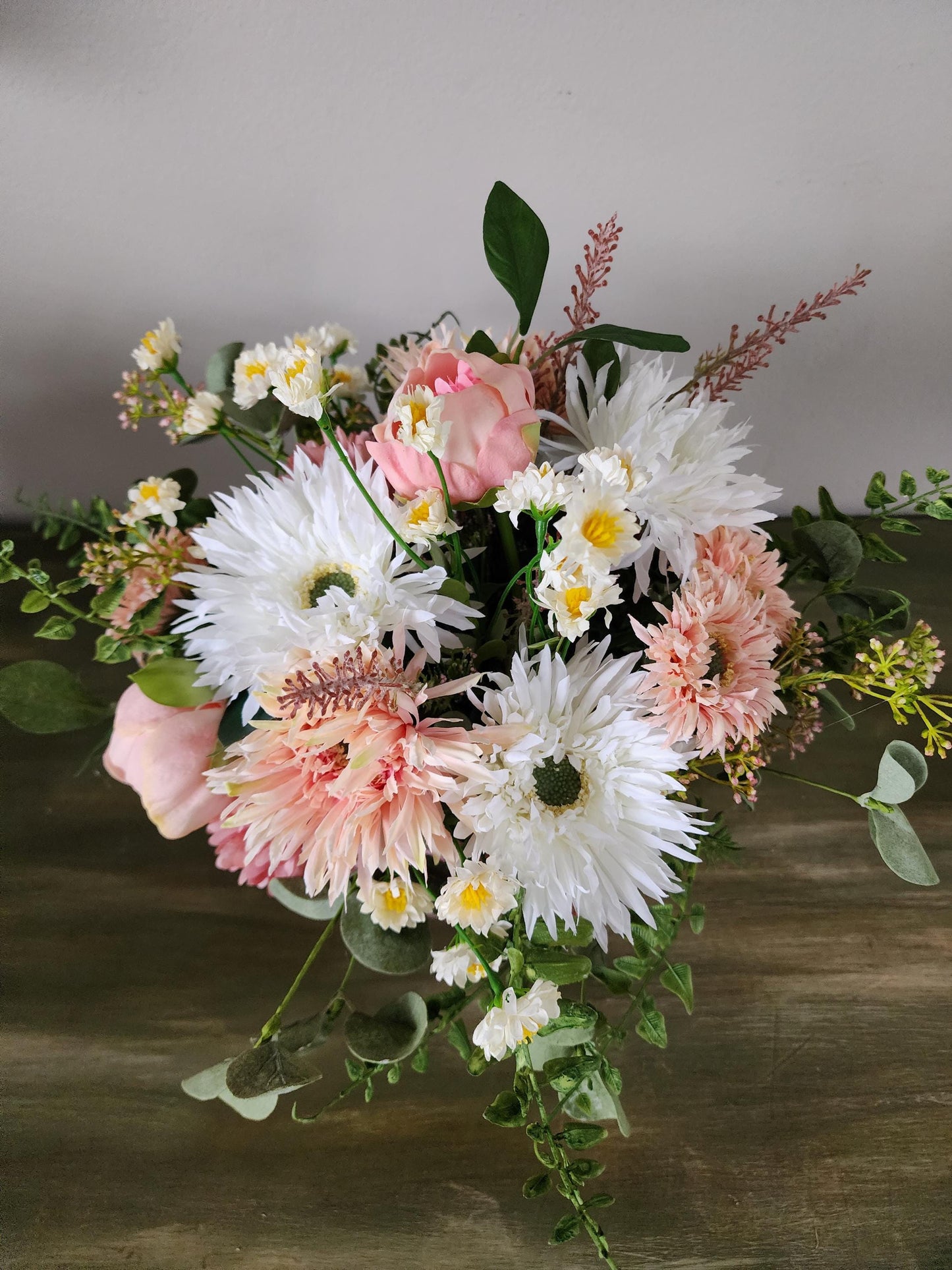 Soft Pink Spring/Valentine's Centerpiece
