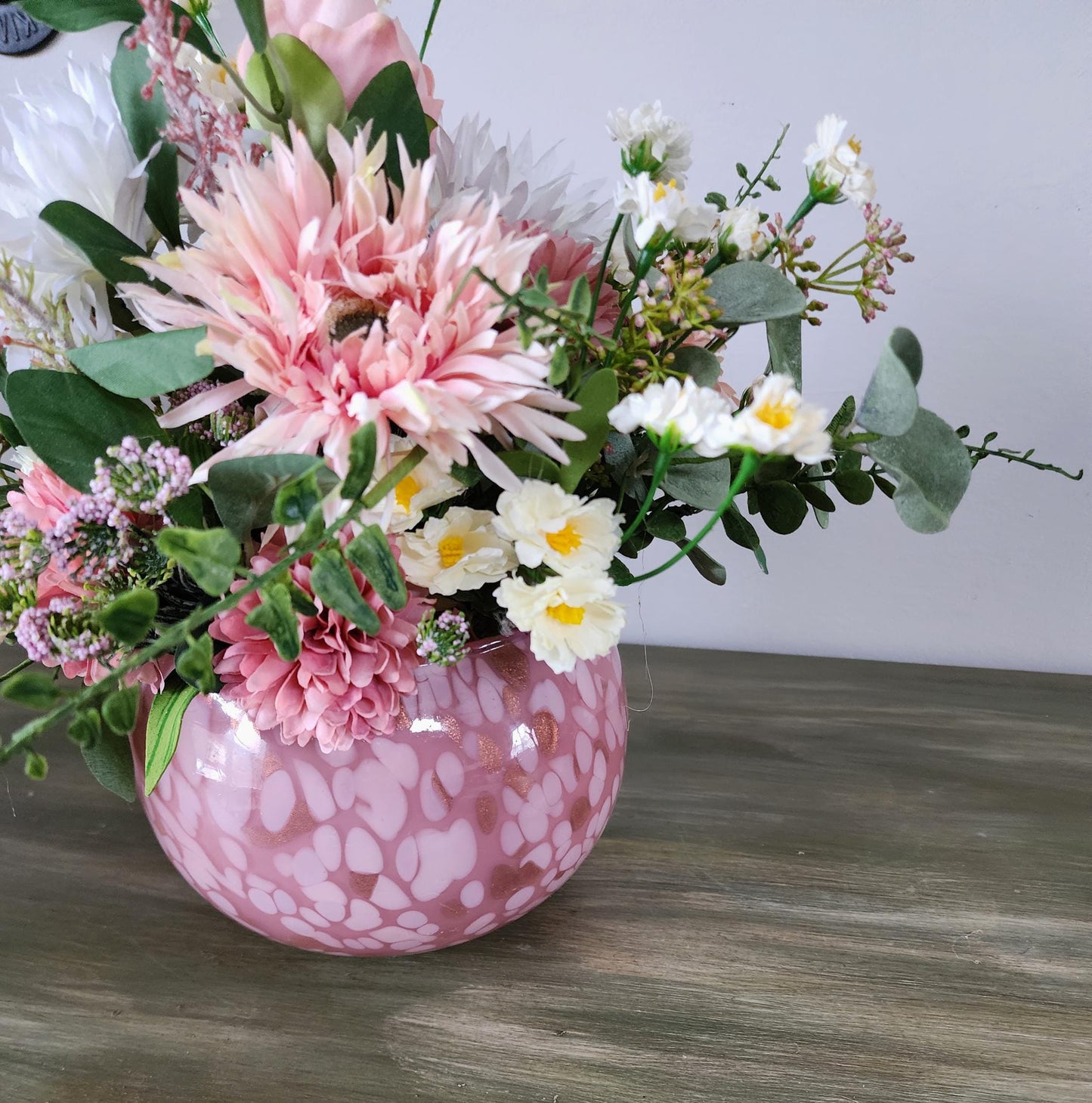 Soft Pink Spring/Valentine's Centerpiece