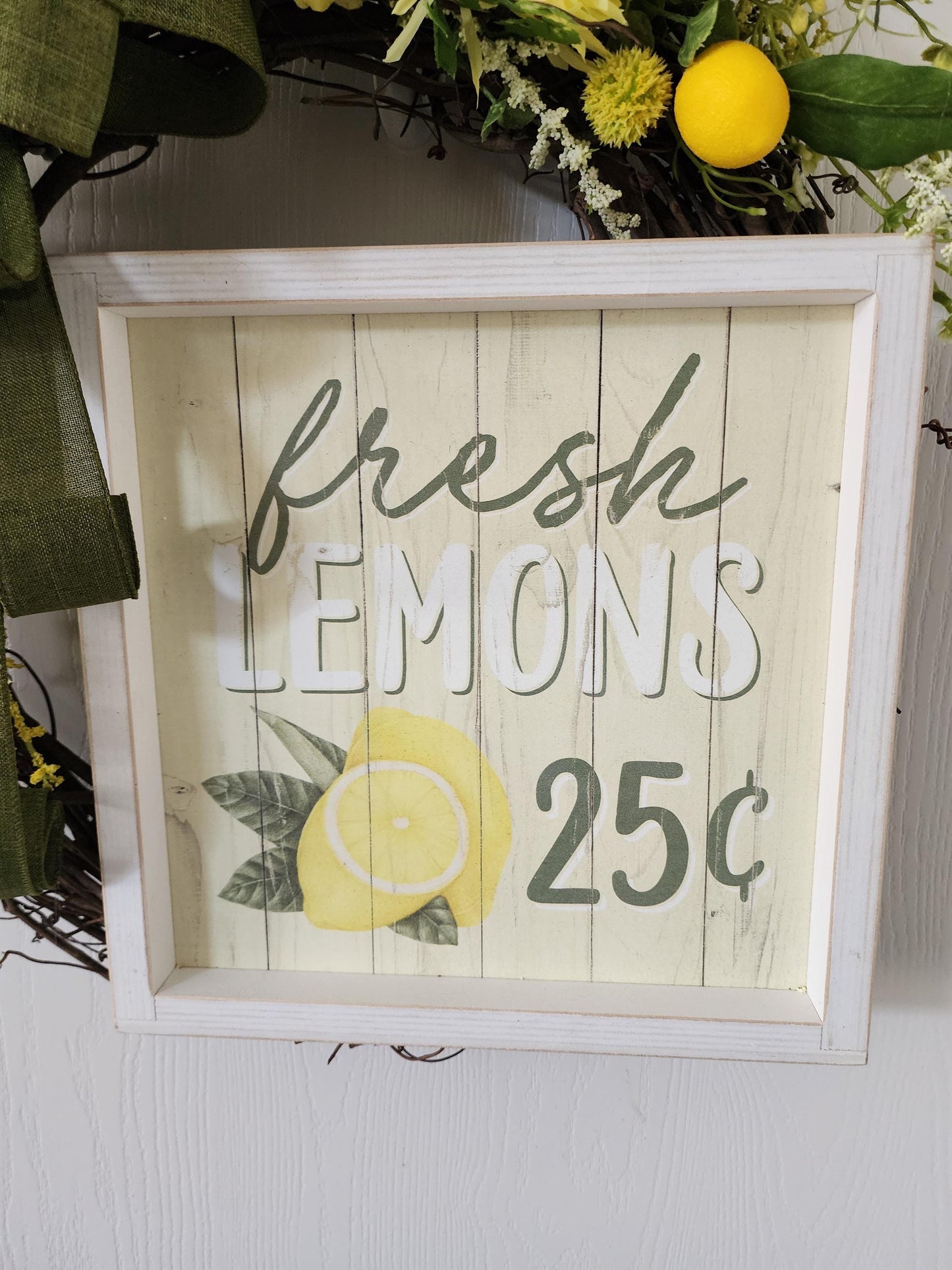 Fresh Lemons Wreath