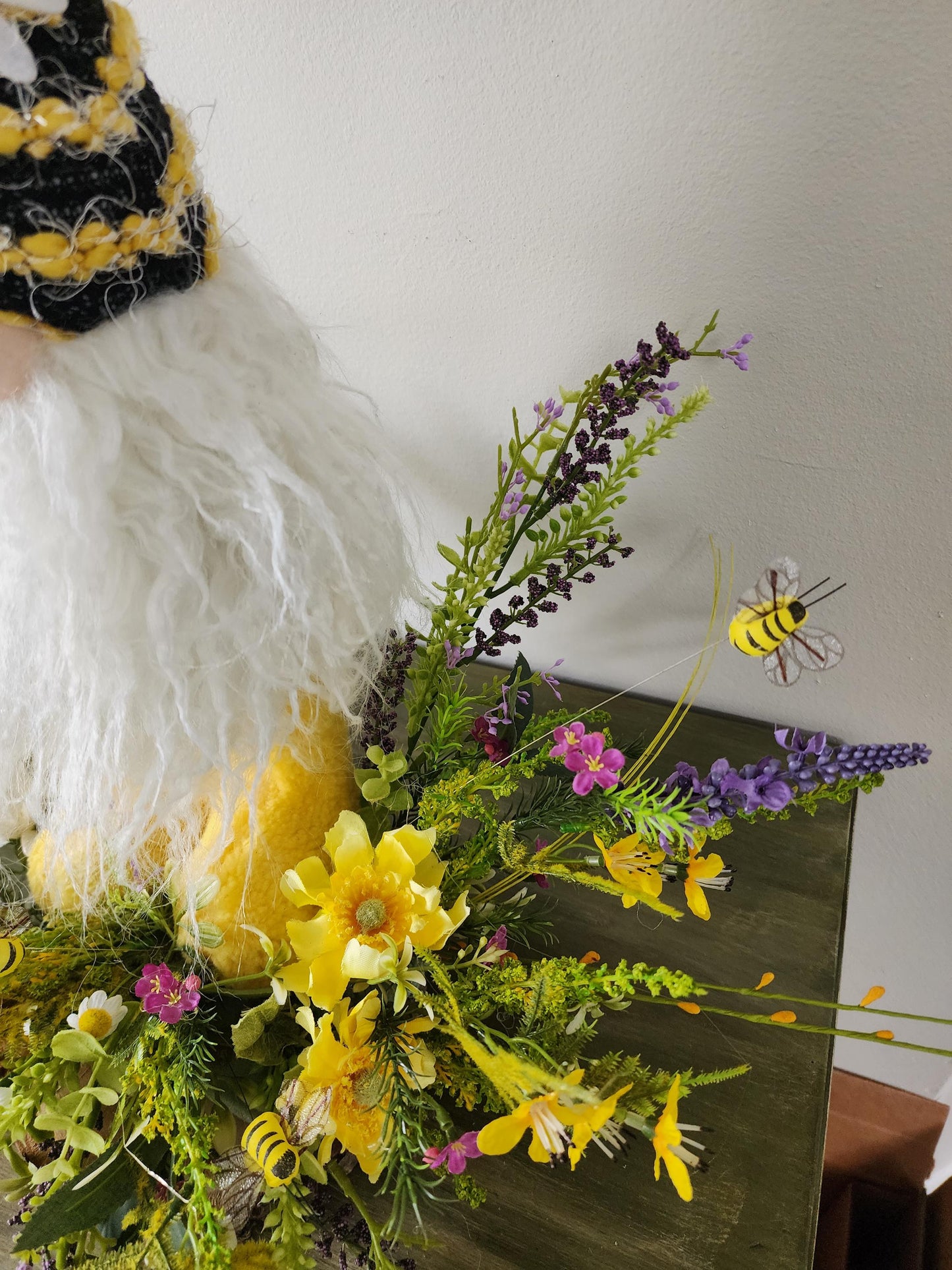 Summery Honey Bee Gnome