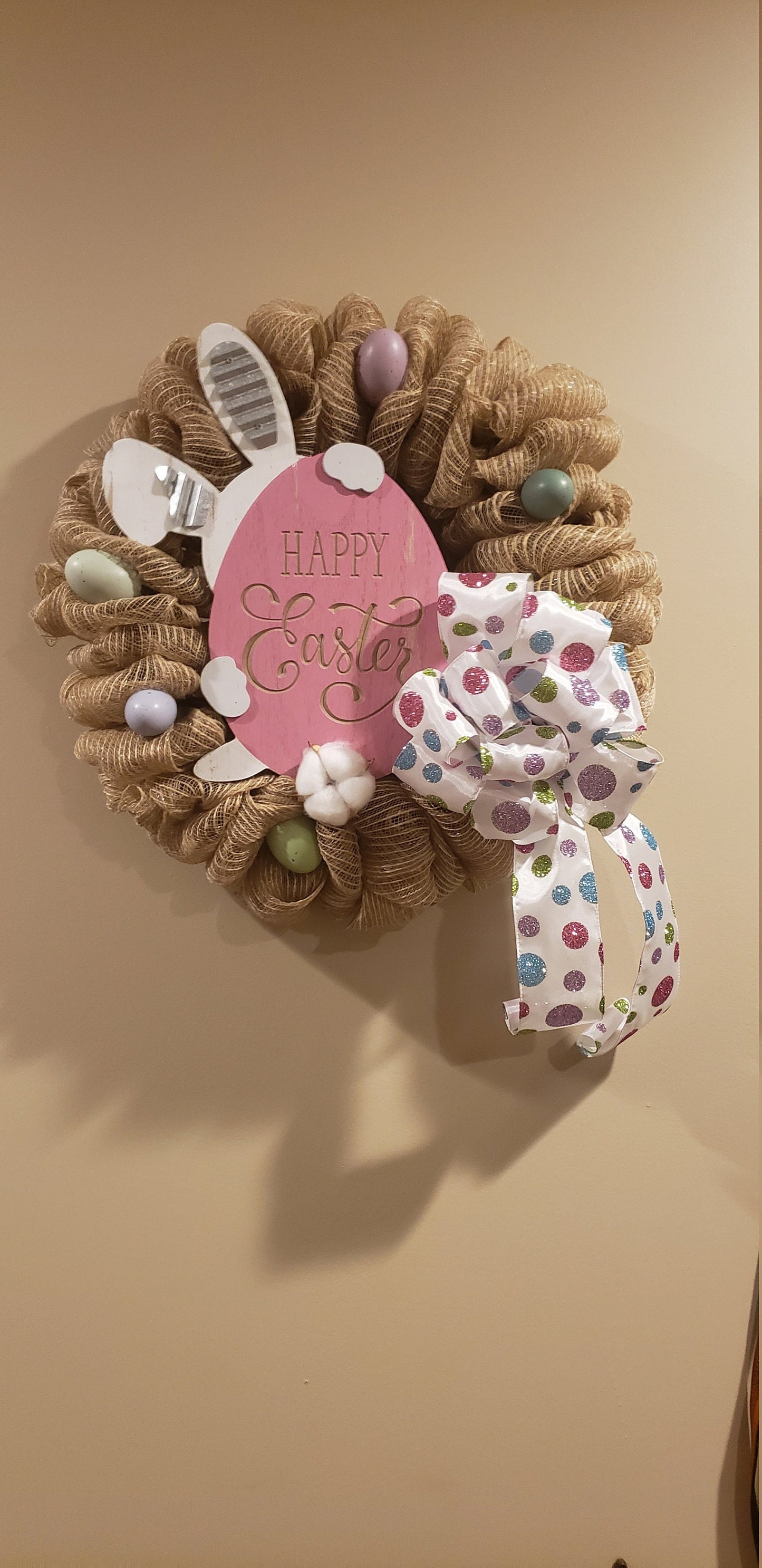 Happy Easter Wreath