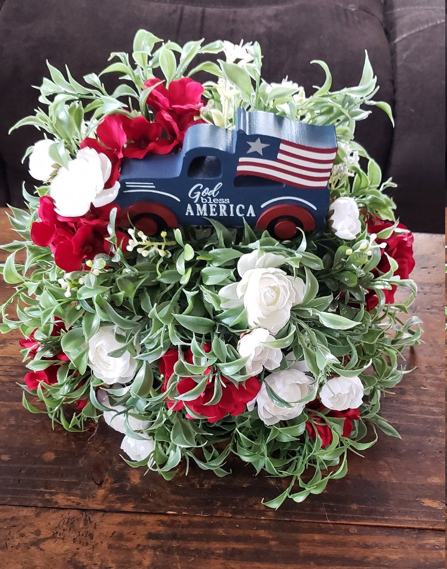 God Bless America Truck Floral Arrangement