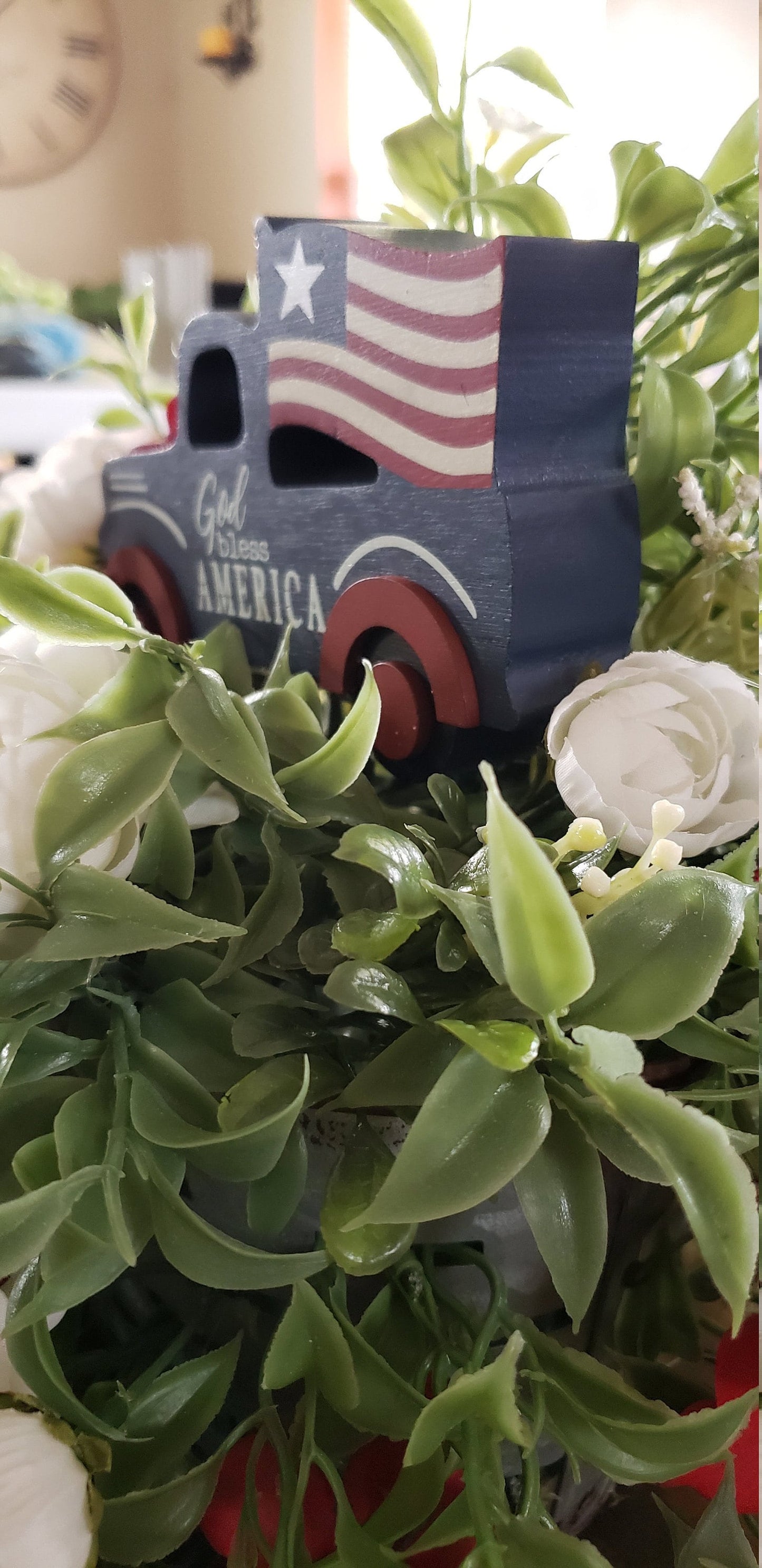 God Bless America Truck Floral Arrangement