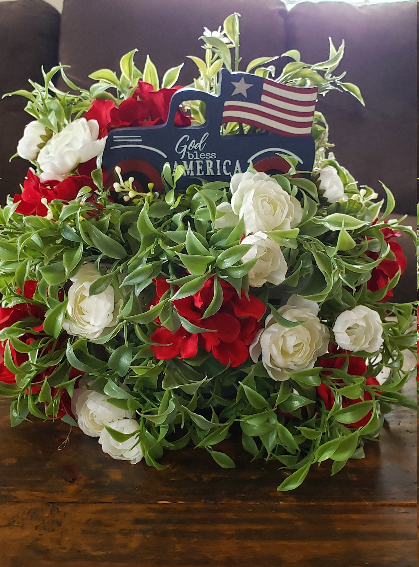 God Bless America Truck Floral Arrangement