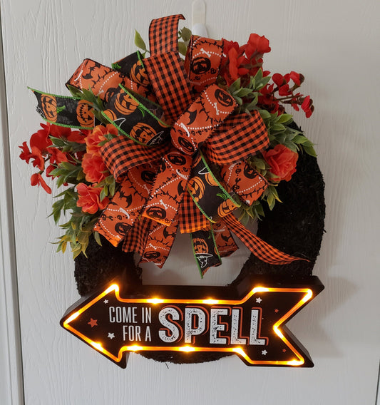 Halloween Spell Wreath