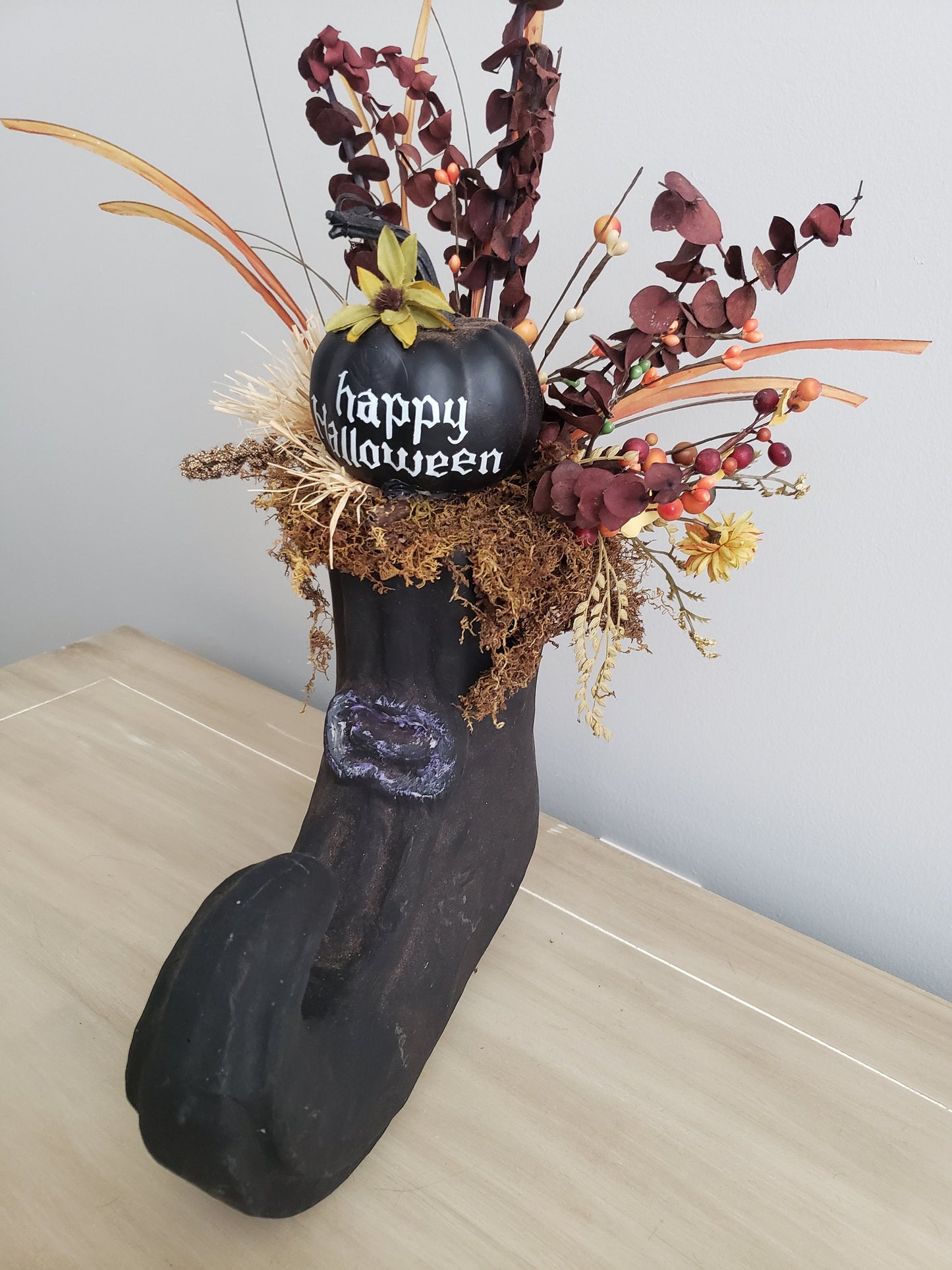 Halloween Witches Boot Arrangement