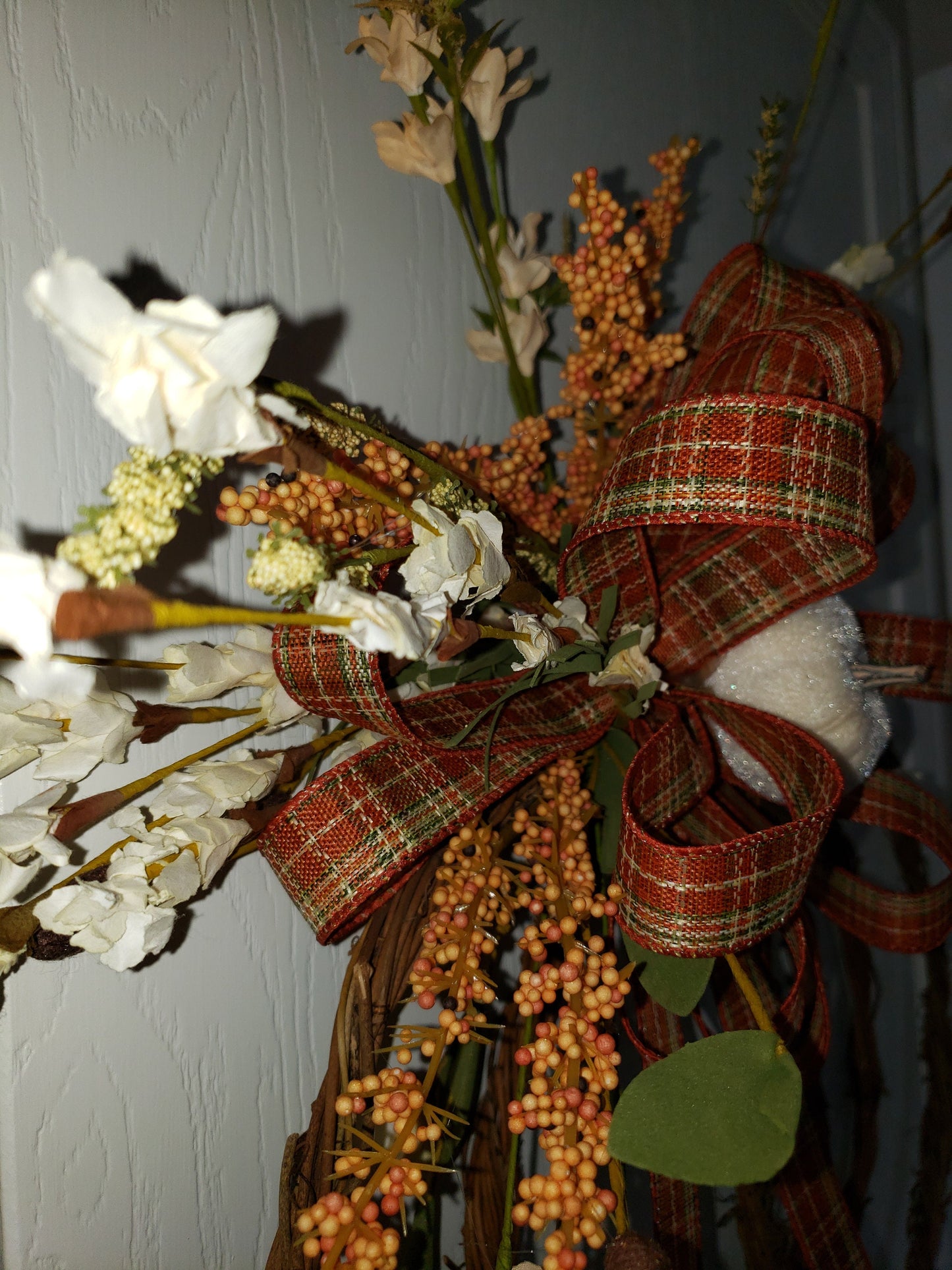 Pumpkin Grapevine Wreath