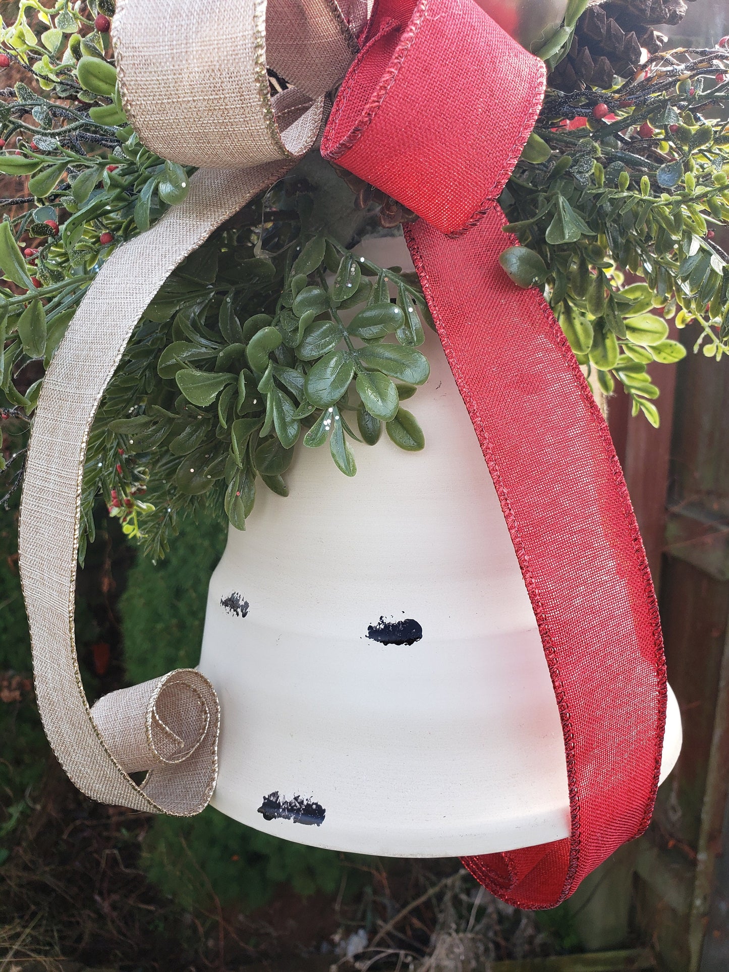 Rustic Winter Holiday Bell