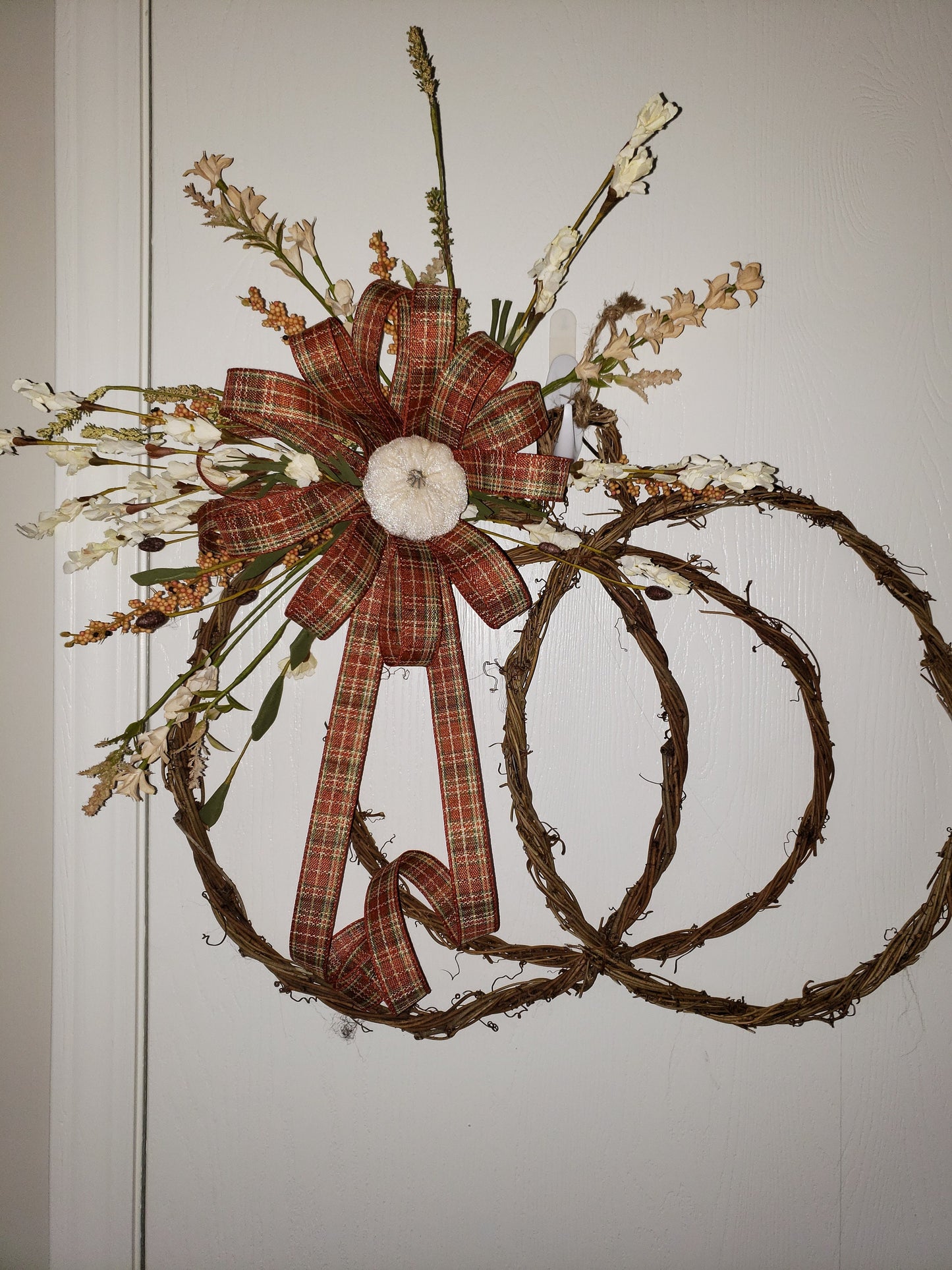 Pumpkin Grapevine Wreath