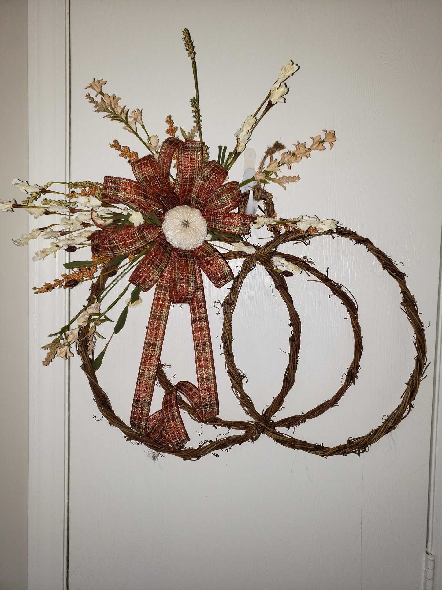 Pumpkin Grapevine Wreath