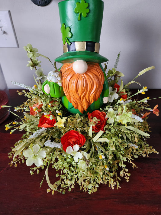 St Patrick's Day Beer Gnome Centerpiece