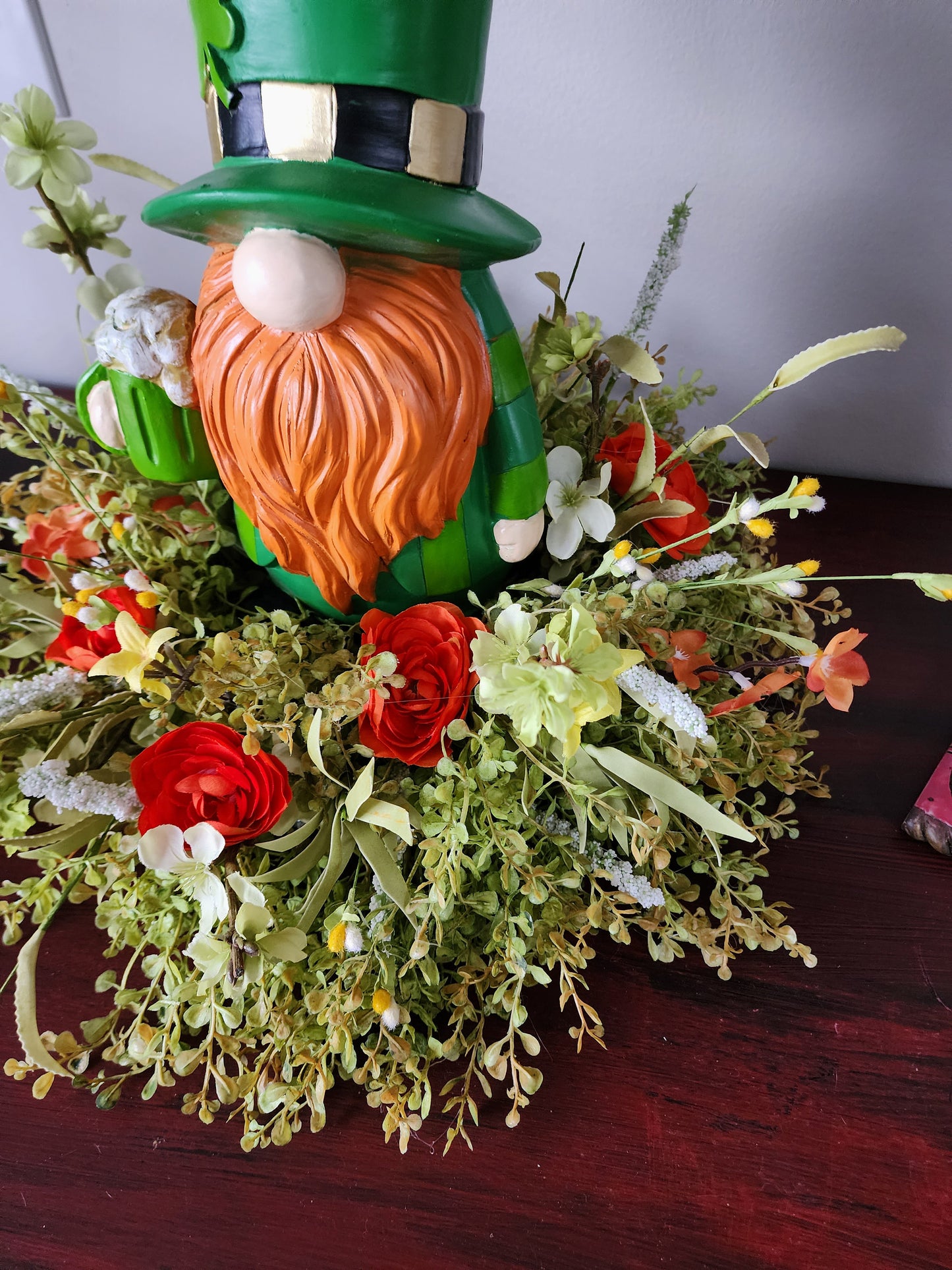 St Patrick's Day Beer Gnome Centerpiece