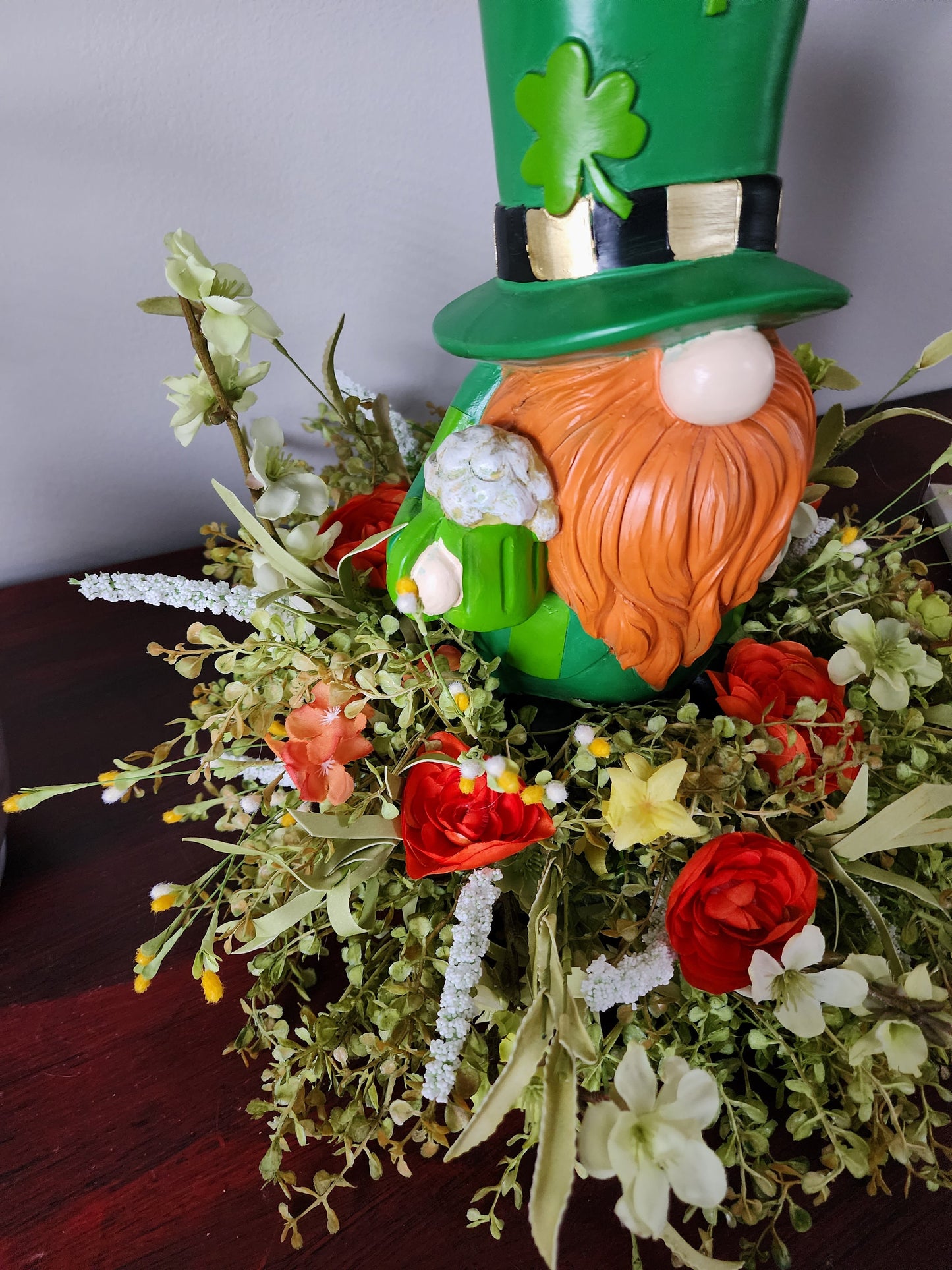 St Patrick's Day Beer Gnome Centerpiece