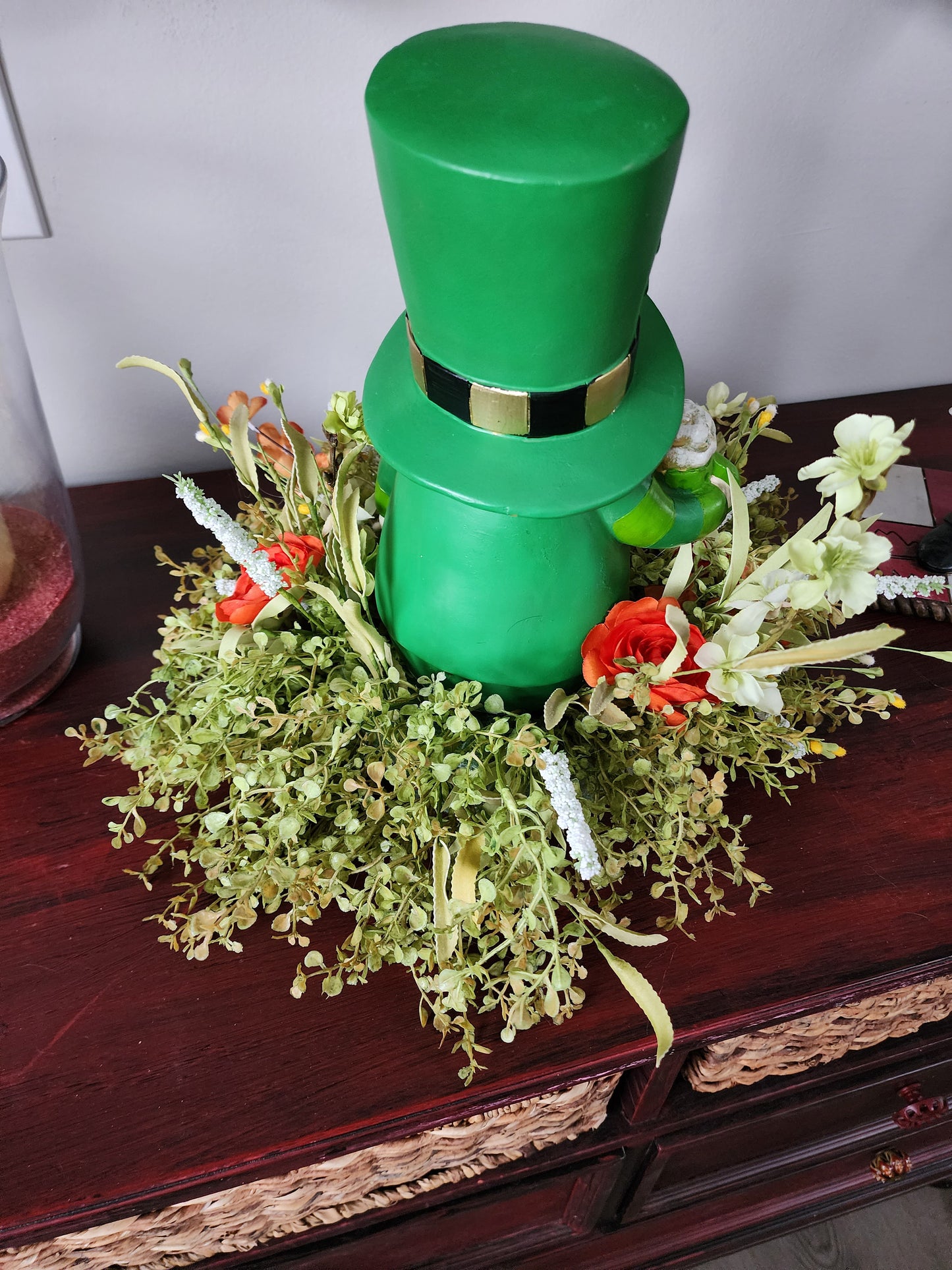 St Patrick's Day Beer Gnome Centerpiece