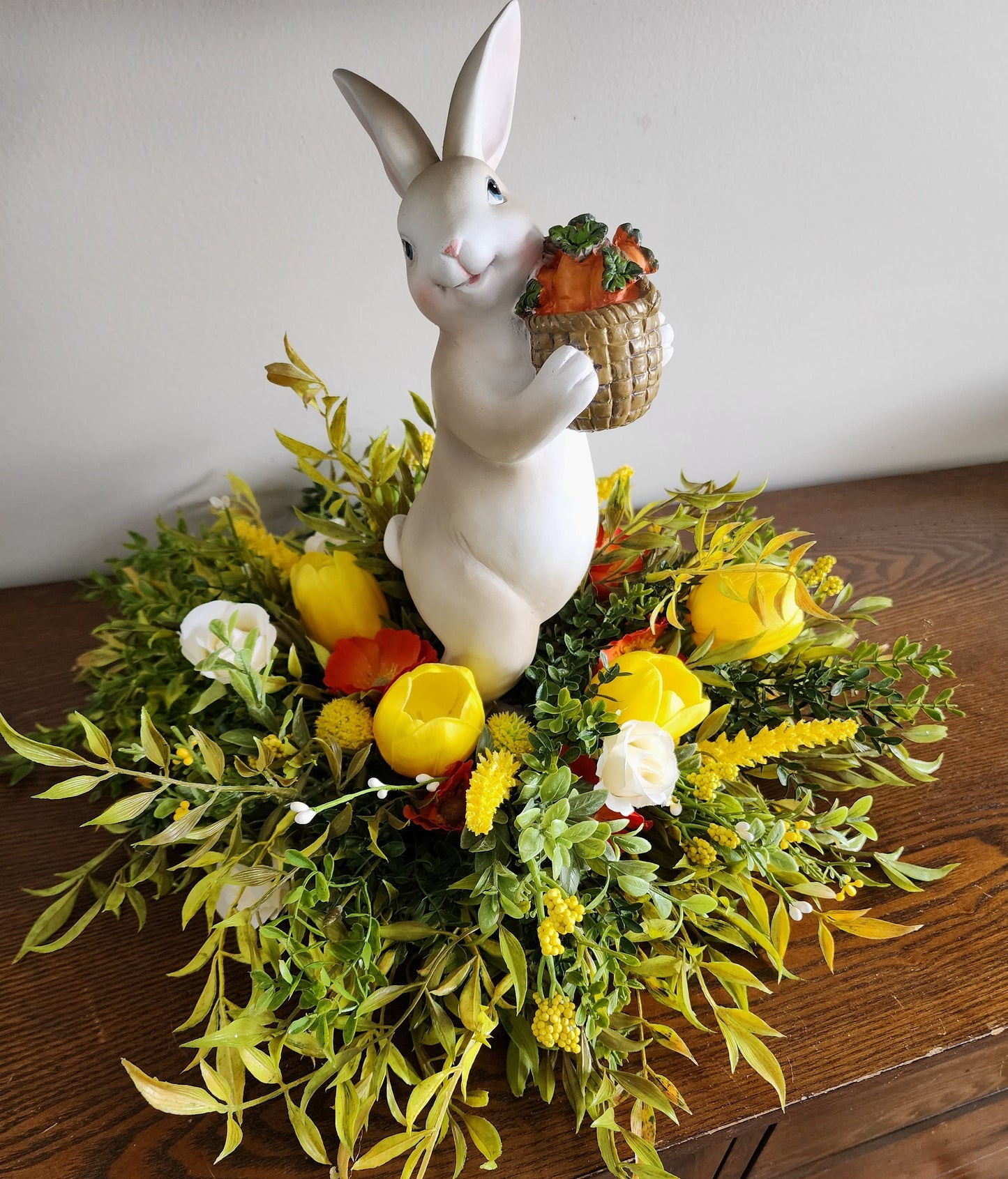 Carrot Carrying Bunny Centerpiece