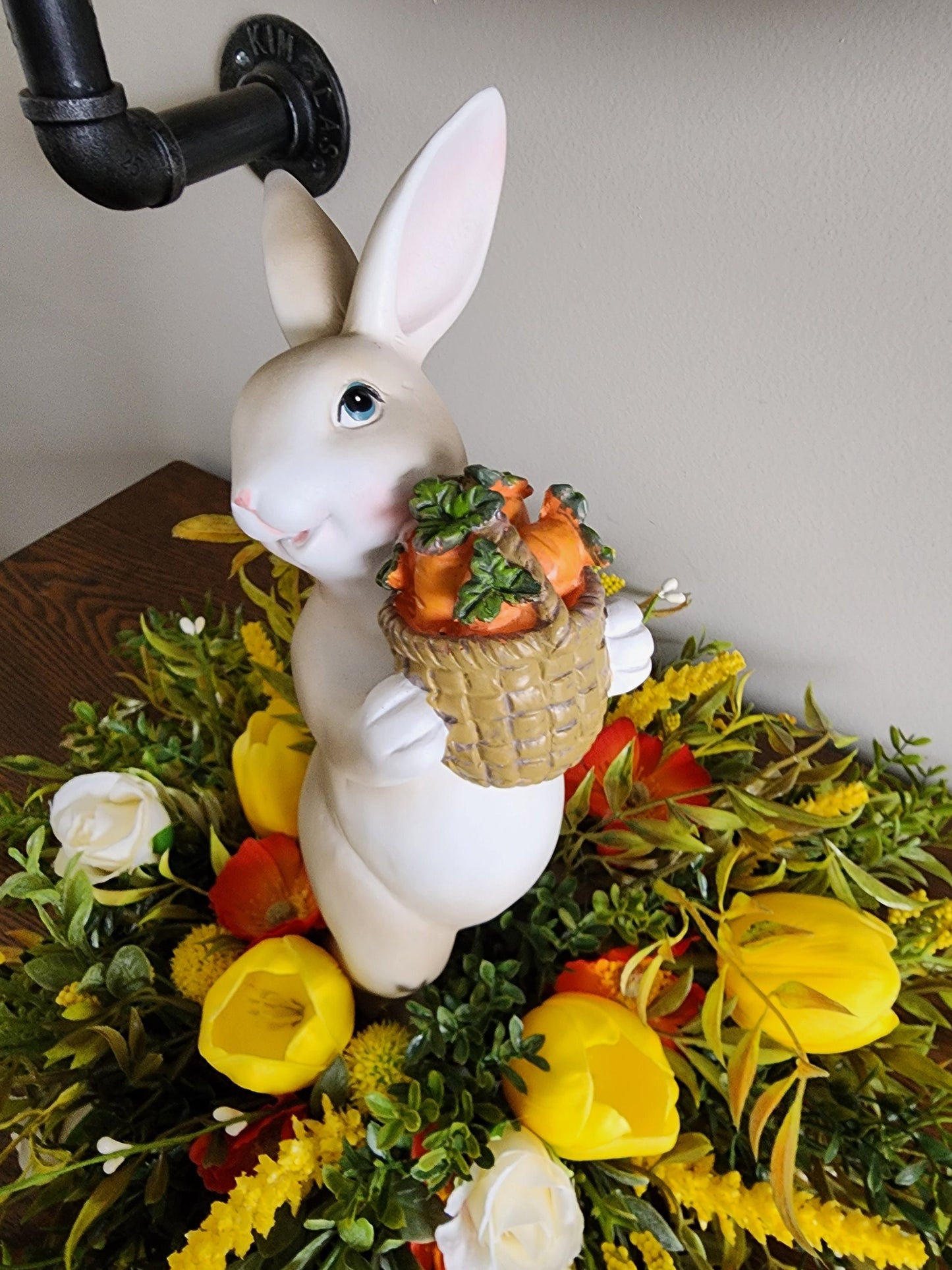 Carrot Carrying Bunny Centerpiece