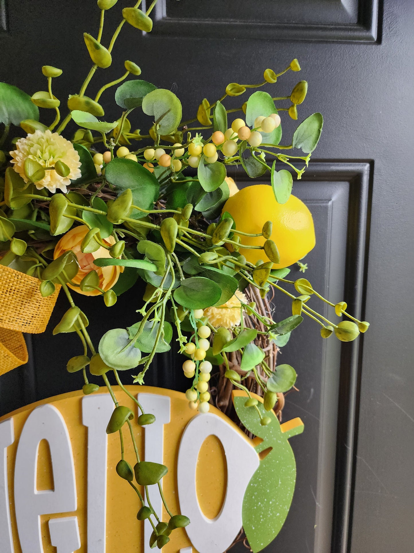 Hello Lemon Wreath