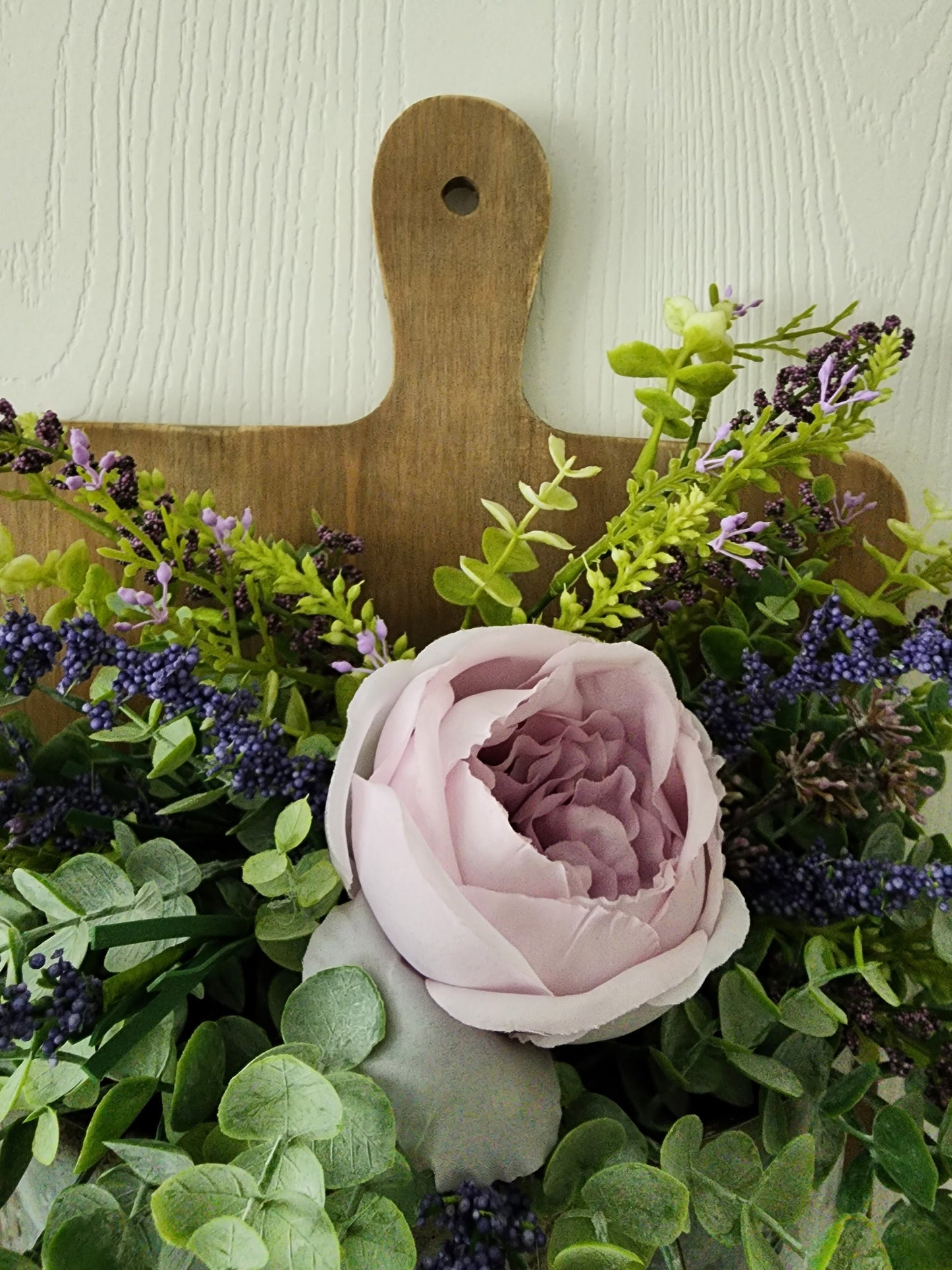 Purple Tea Rose Wall Planter Arrangement