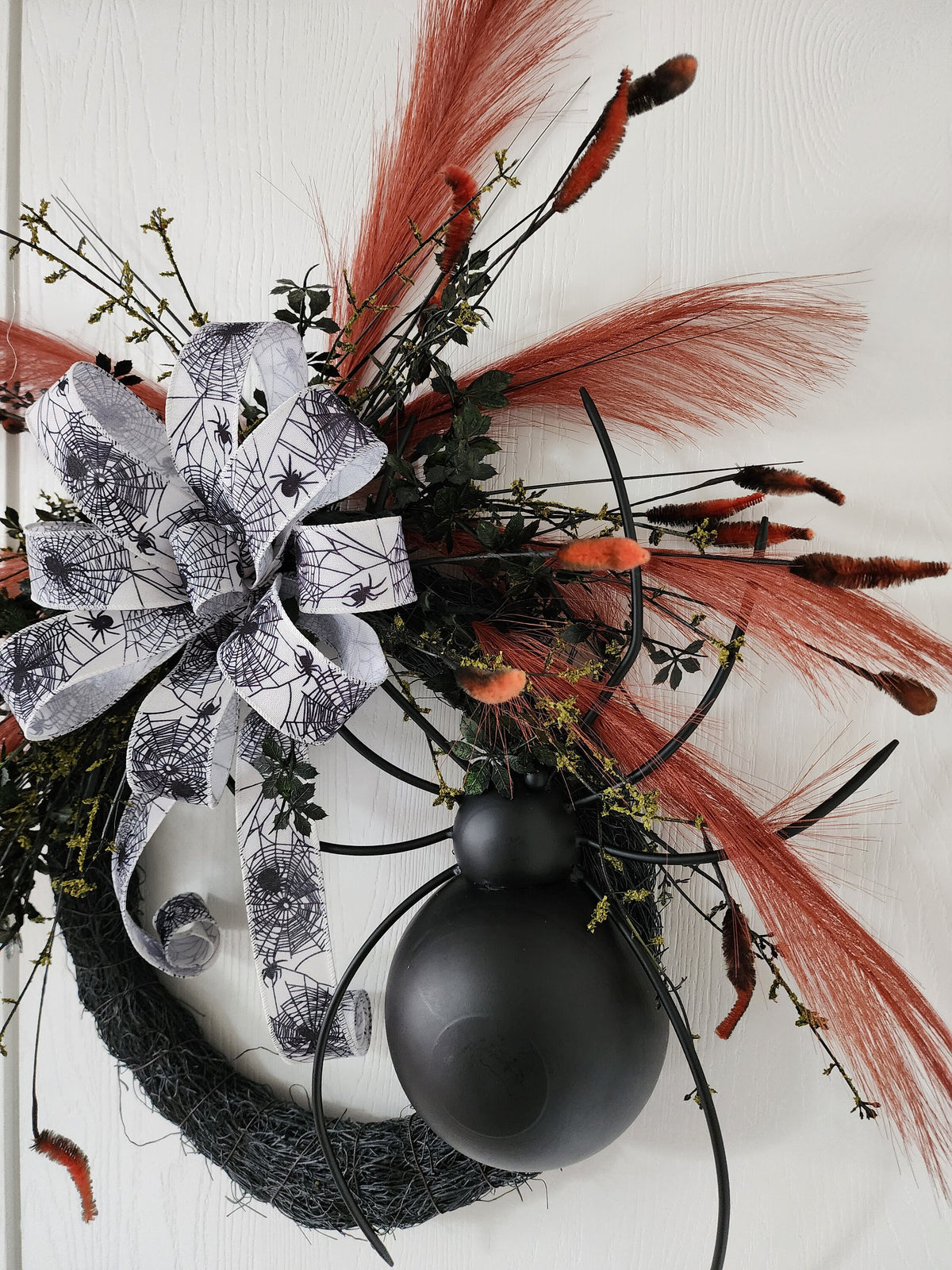 Halloween Spider Wreath