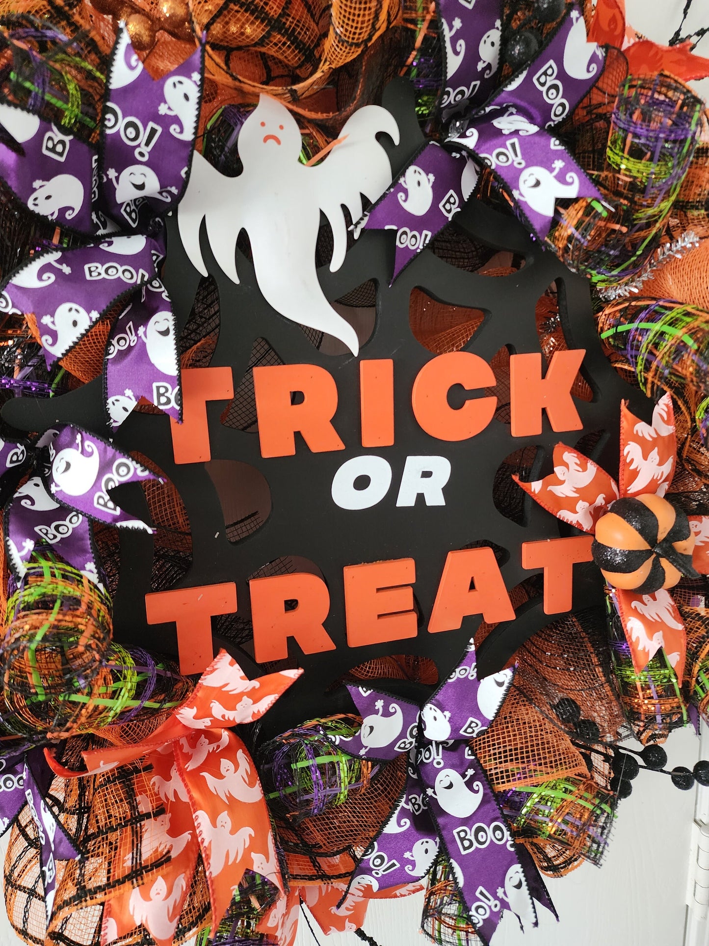 Trick or Treat Halloween Wreath