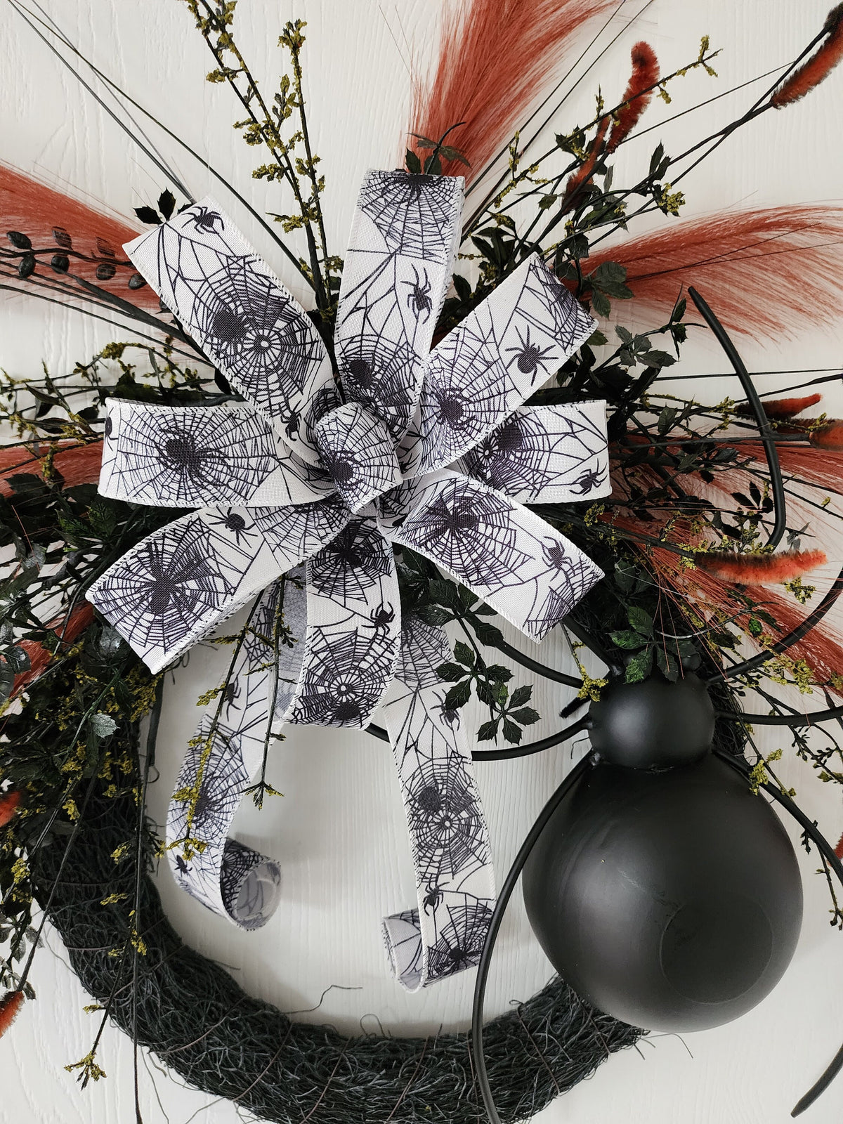 Halloween Spider Wreath