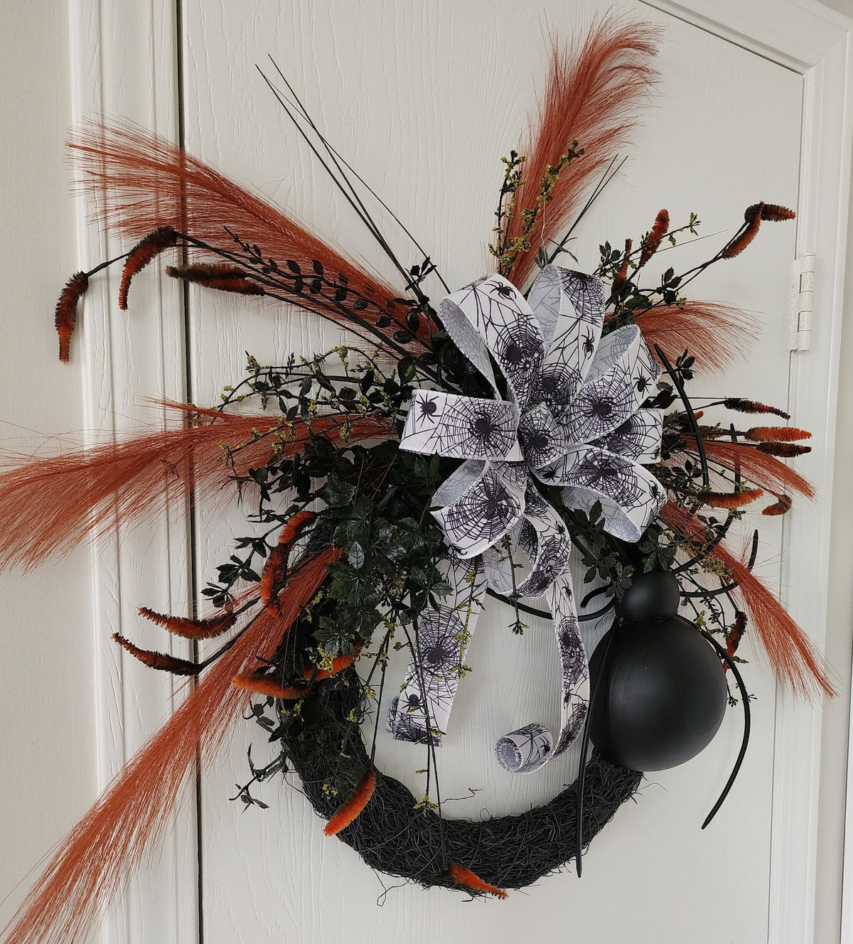 Halloween Spider Wreath