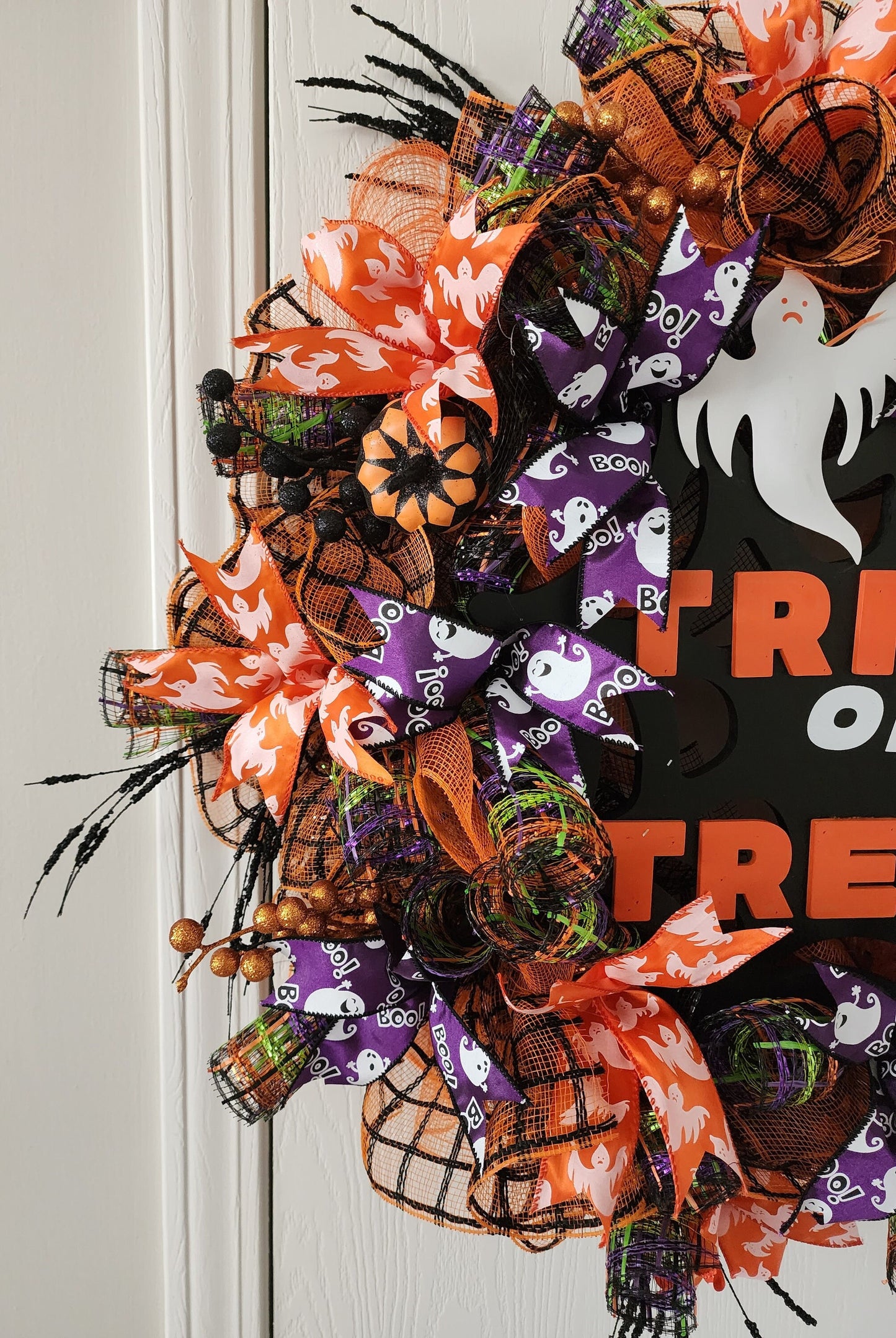 Trick or Treat Halloween Wreath