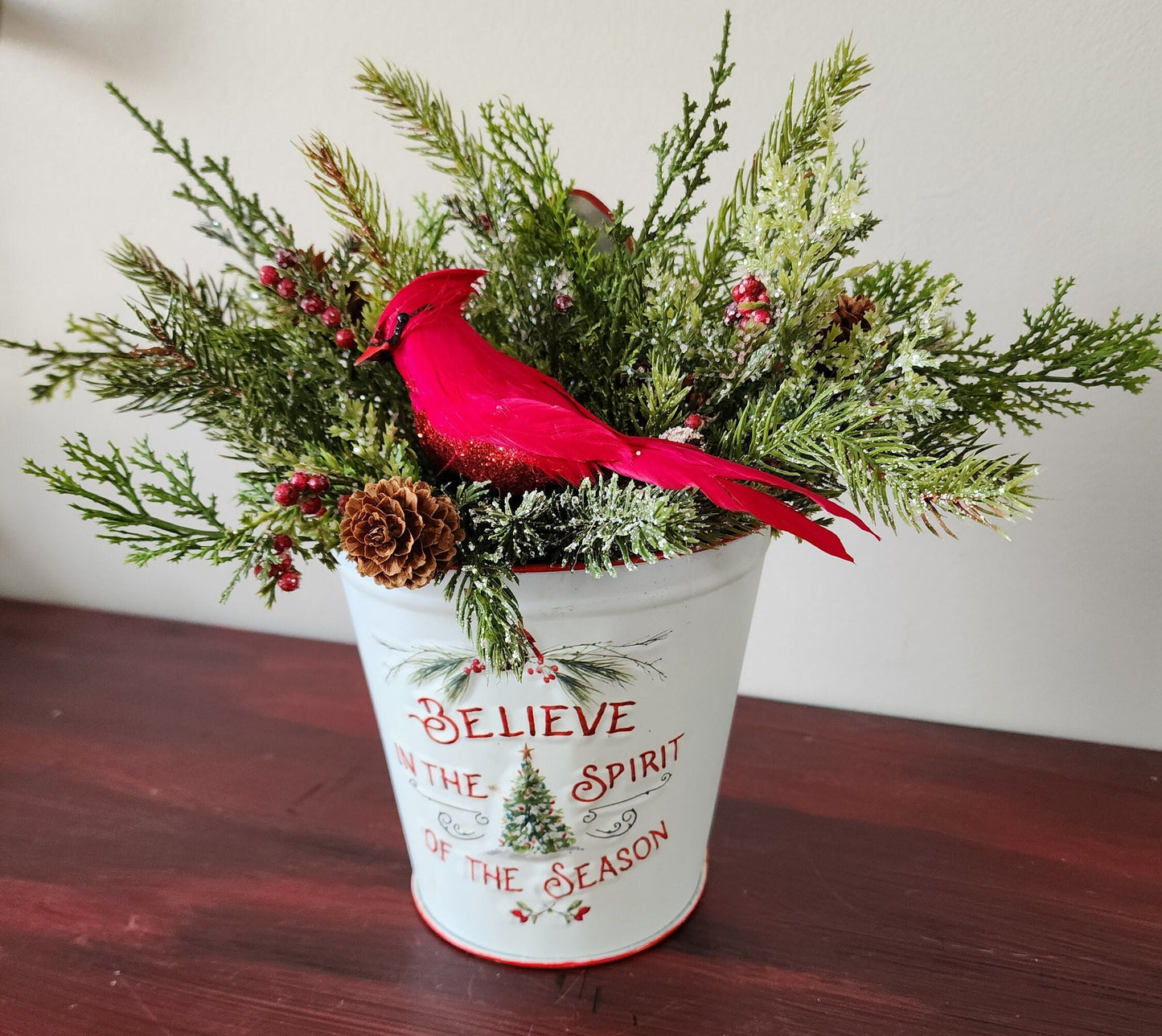 Believe in the Spirit Cardinal Arrangement