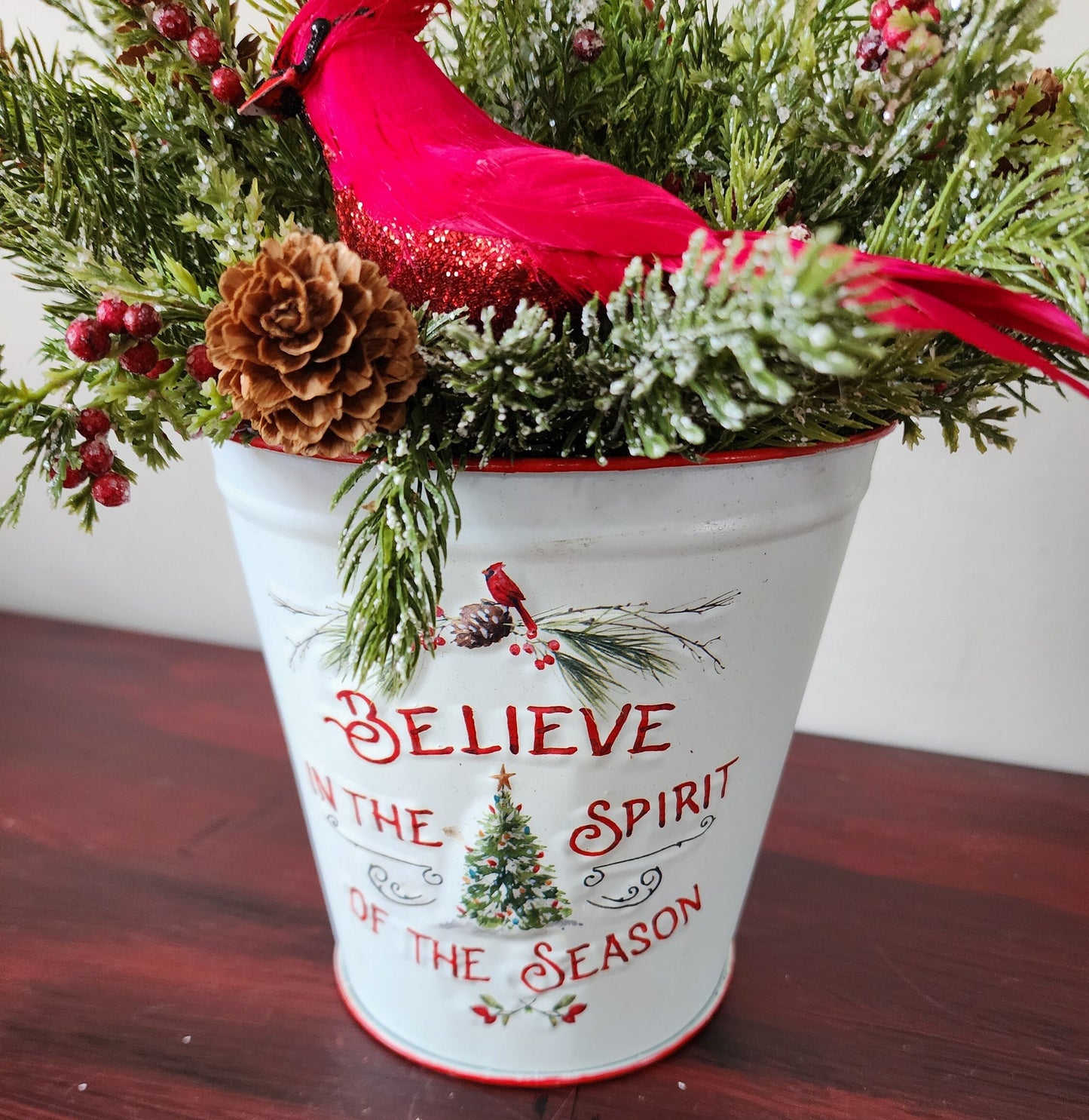 Believe in the Spirit Cardinal Arrangement