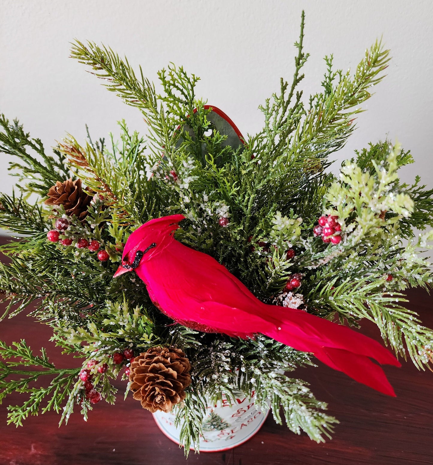 Believe in the Spirit Cardinal Arrangement