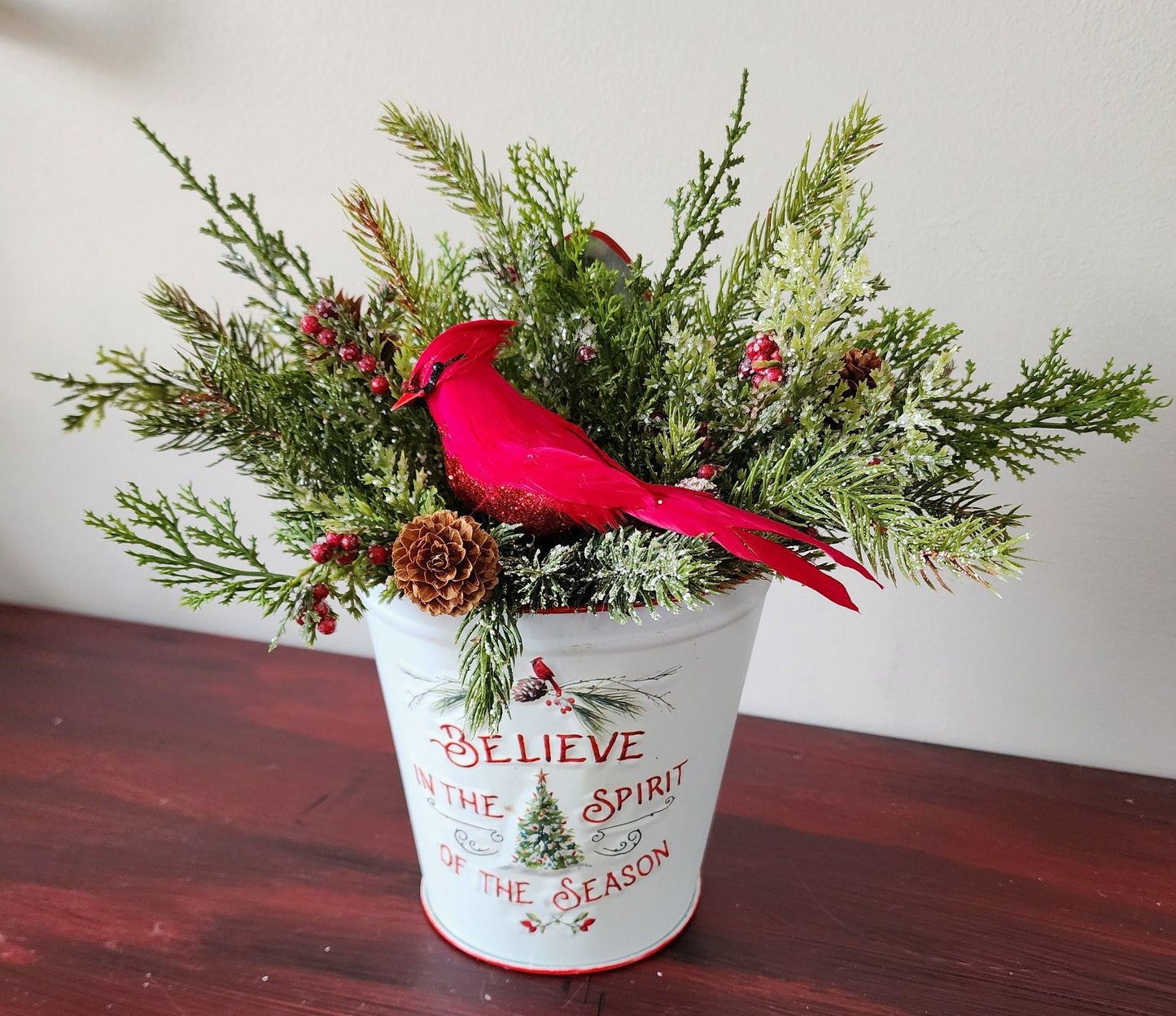 Believe in the Spirit Cardinal Arrangement