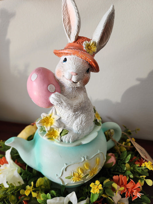 Tea Loving Bunny Centerpiece