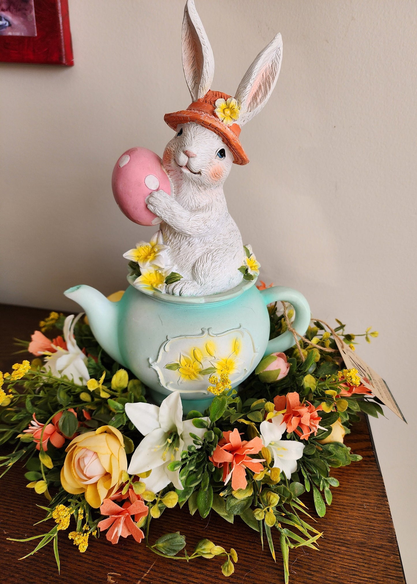 Tea Loving Bunny Centerpiece