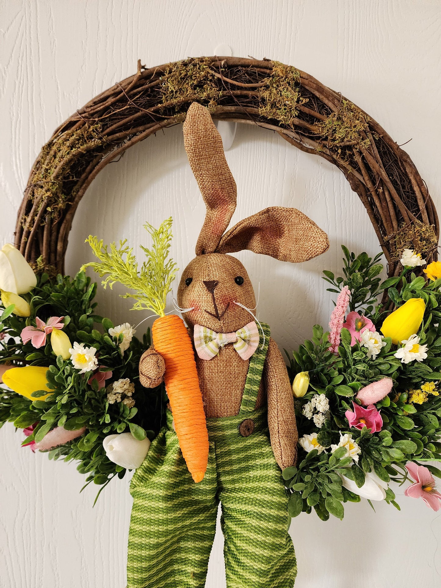 Carrot Loving Bunny in the Garden