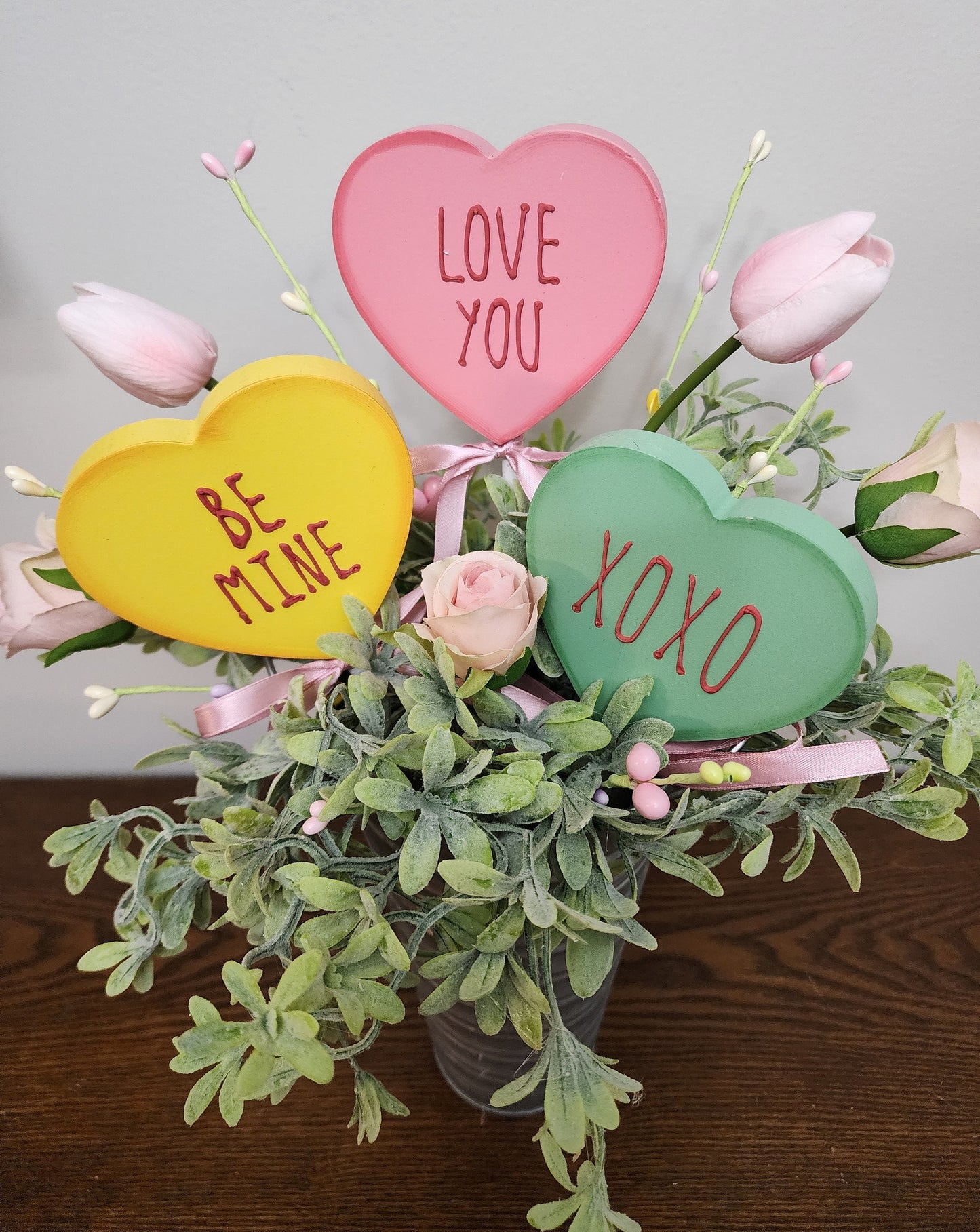 Conversation Heart Bouquet